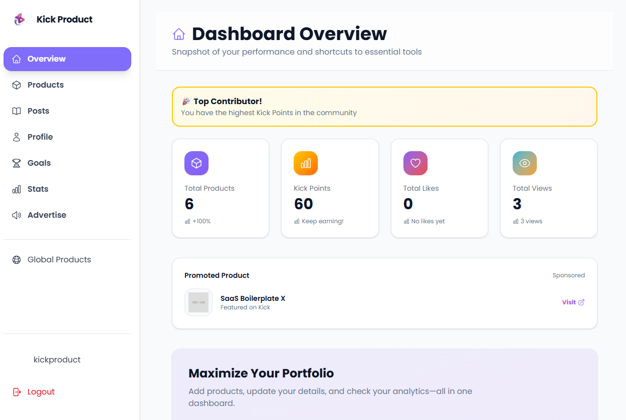 Screenshot 7 of Kick Product