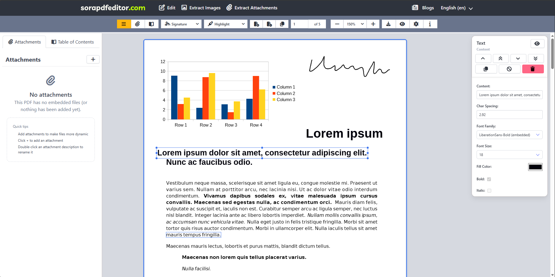 Screenshot 1 of sorapdfeditor.com