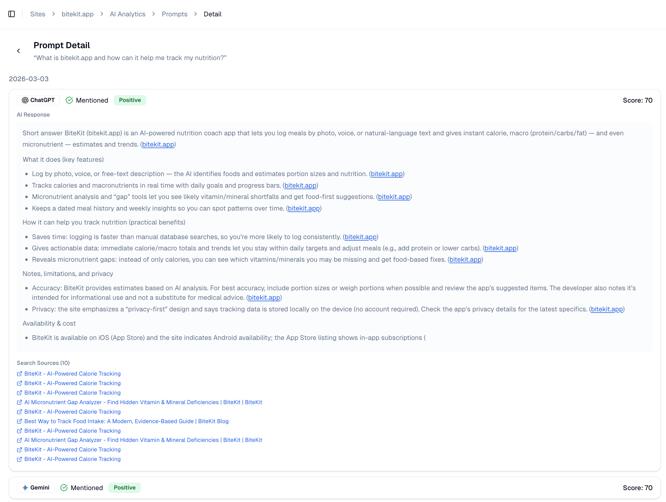 Screenshot 3 of QuickSEO
