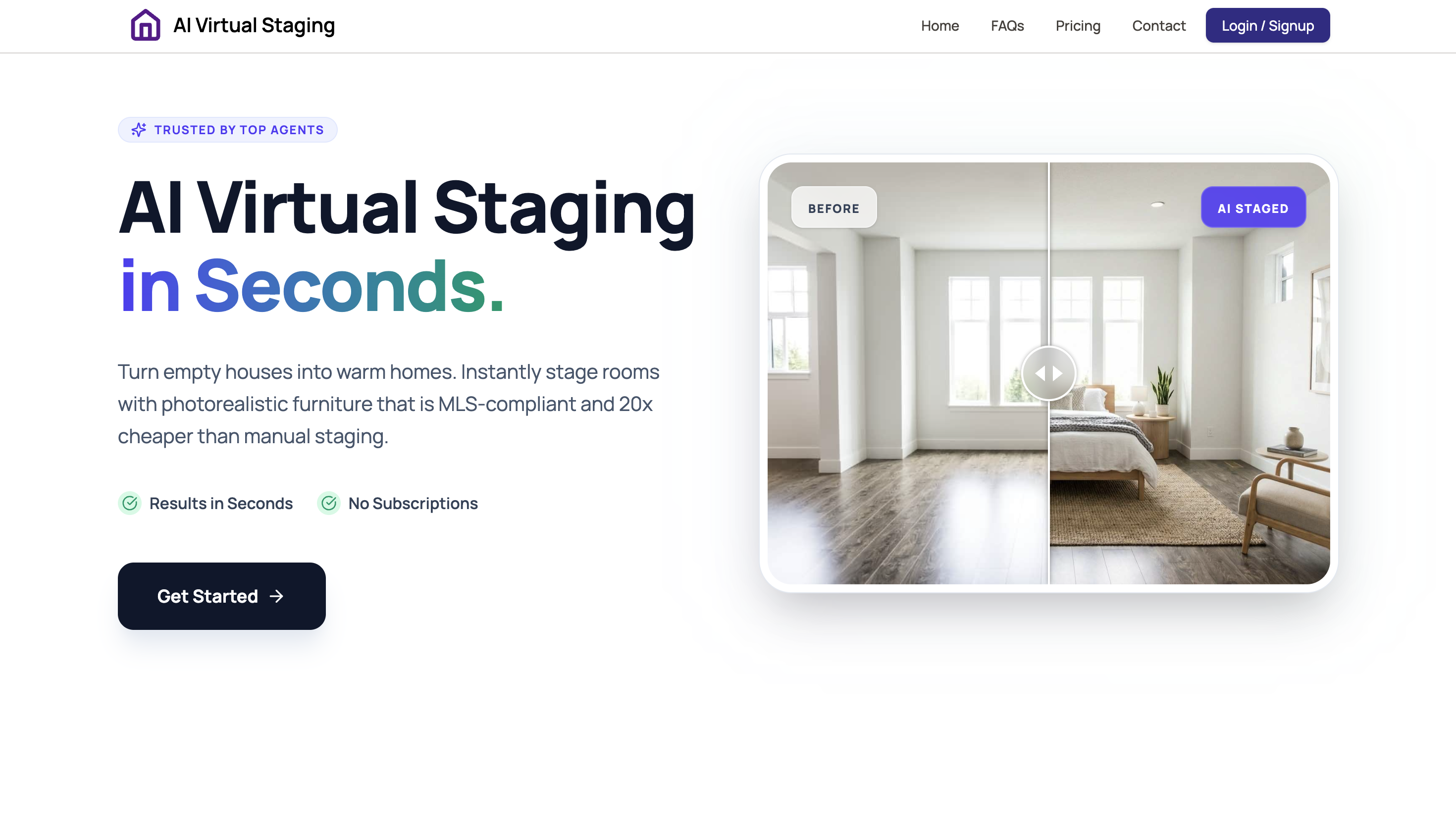 Screenshot 1 of AI Virtual Staging