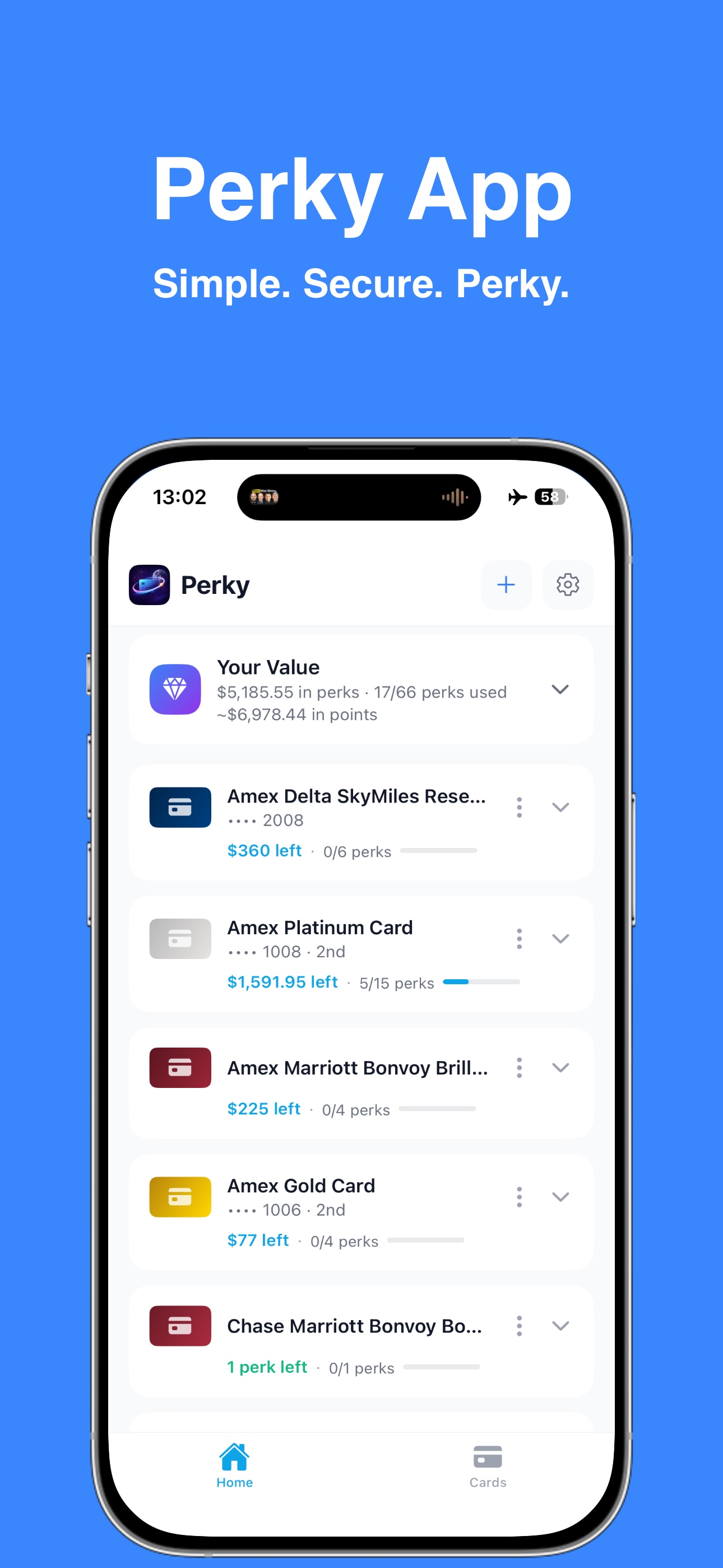 Screenshot 1 of The Perky App