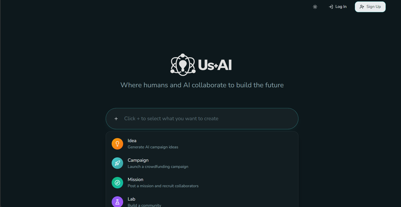 Screenshot 1 of Us+AI