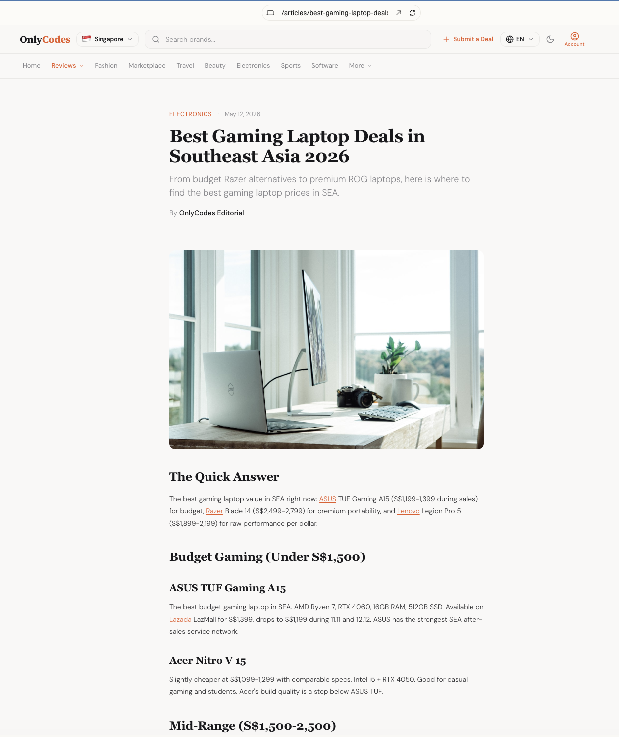 Screenshot 1 of OnlyCodes