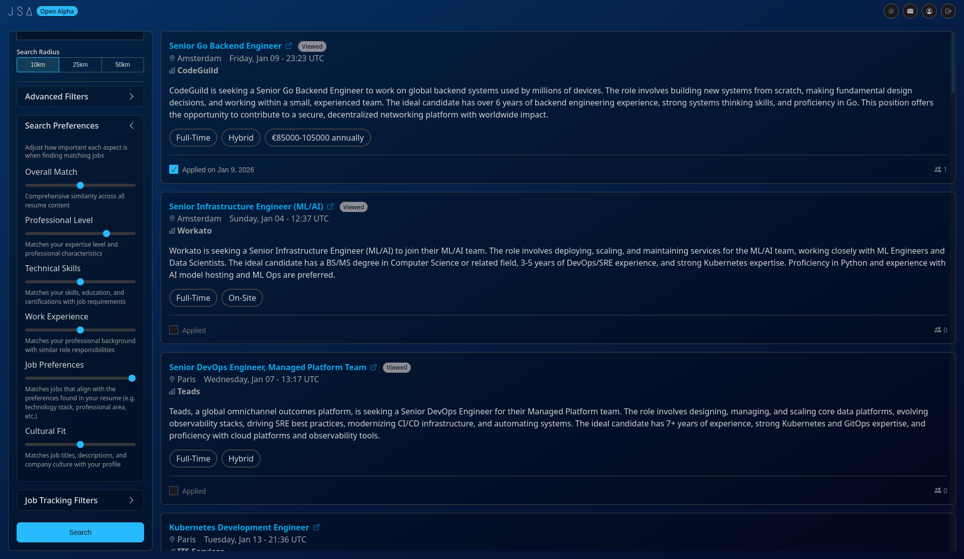 Screenshot 3 of Job Search Assistant