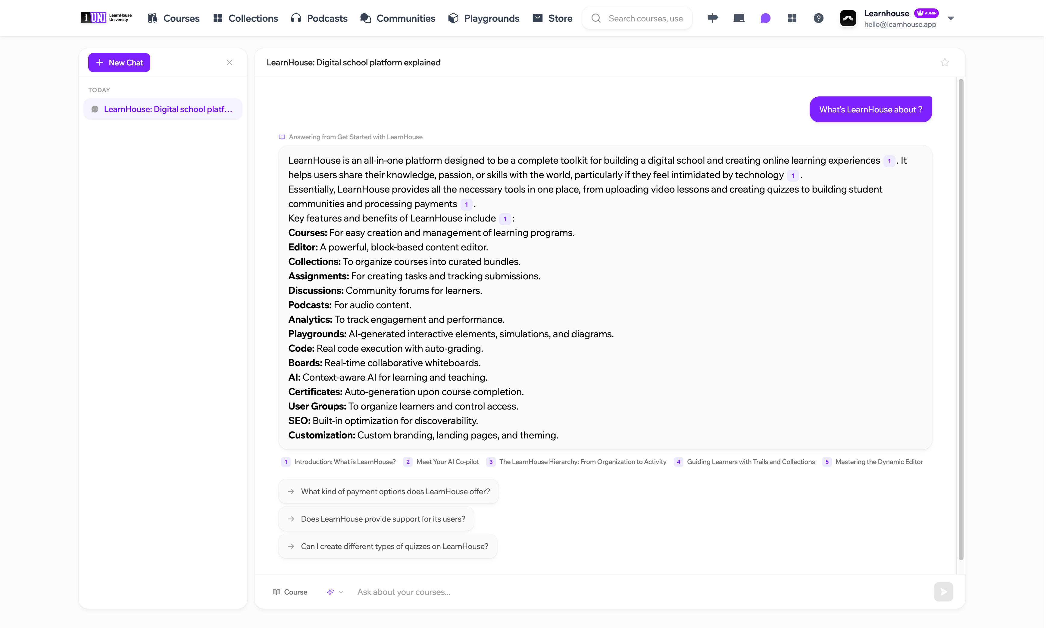 Screenshot 5 of LearnHouse