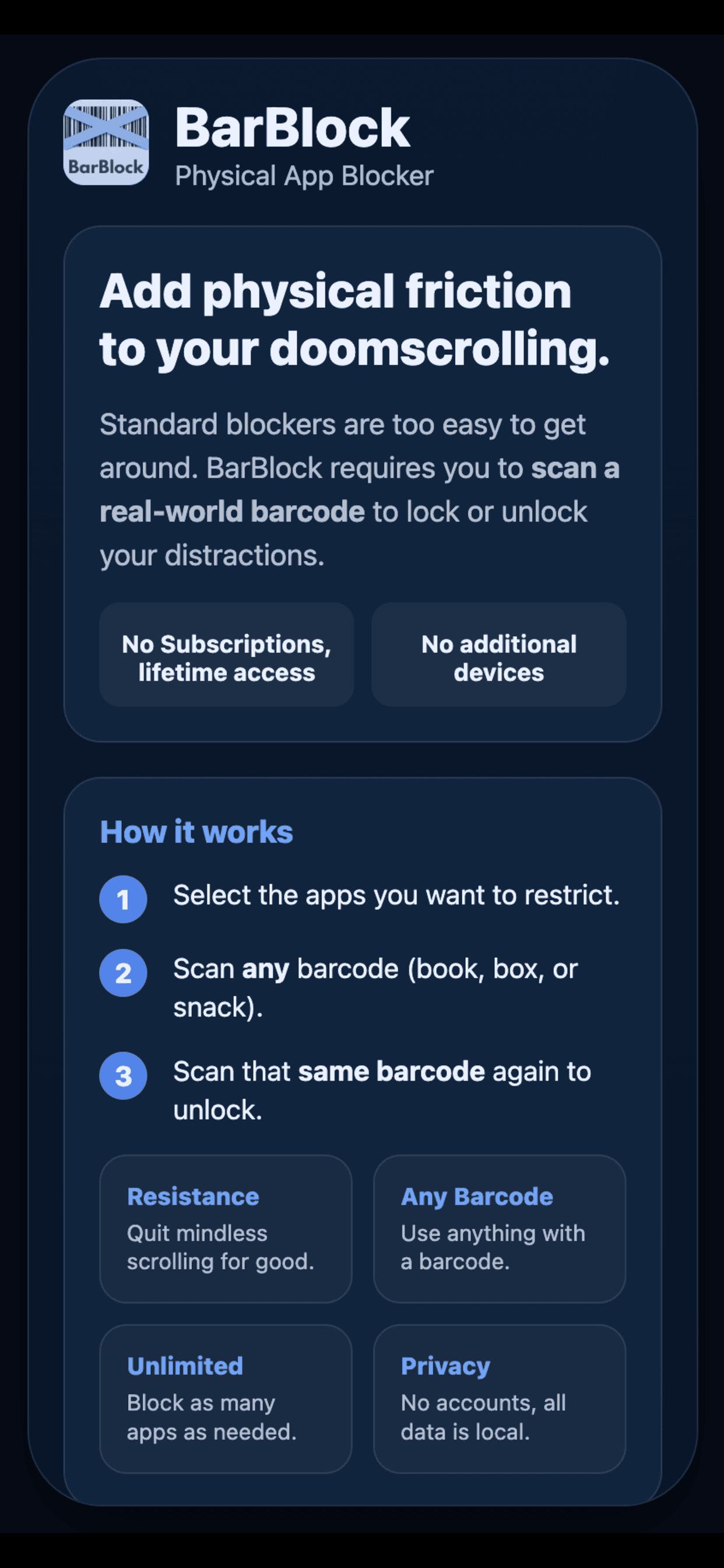 Screenshot 1 of BarBlock