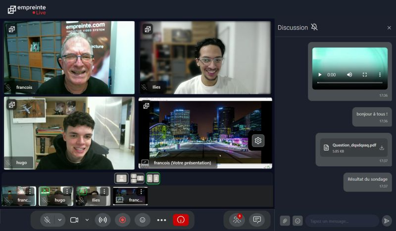 Screenshot 1 of Empreinte.live 