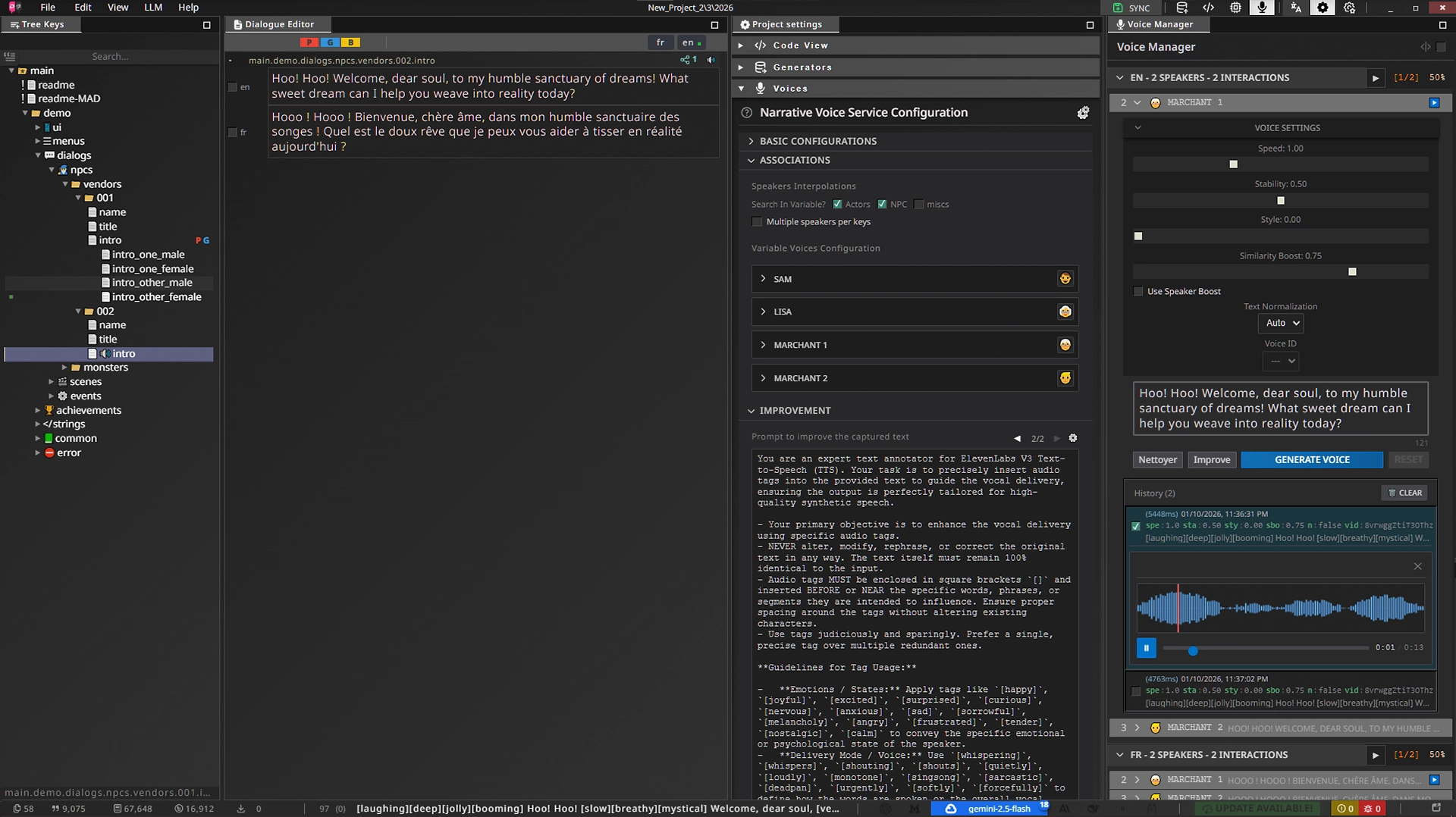 Screenshot 2 of LSDE: LS Dialog Editor