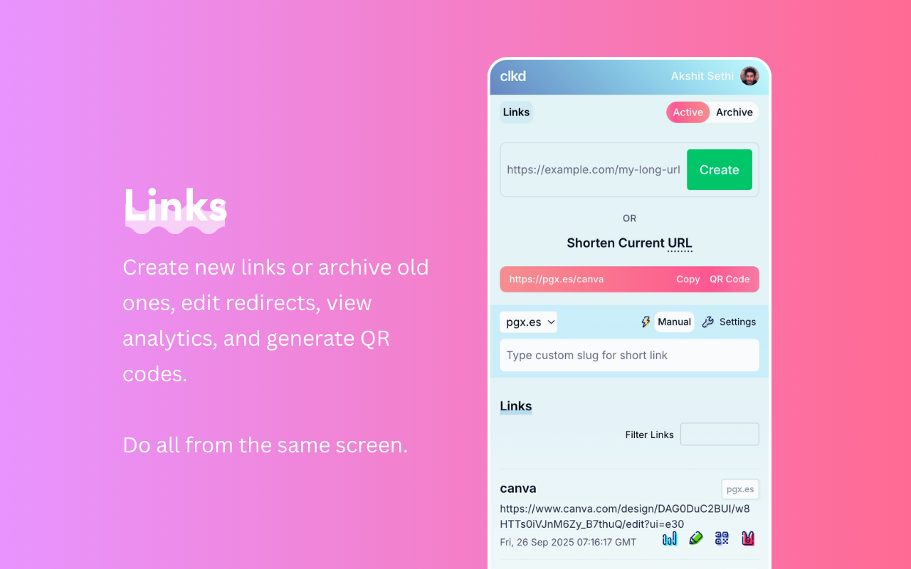 Screenshot 4 of clkd.in - Supercharged Links & Pages