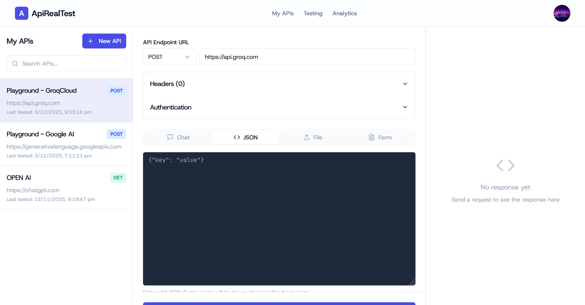 Screenshot 4 of ApiRealTest