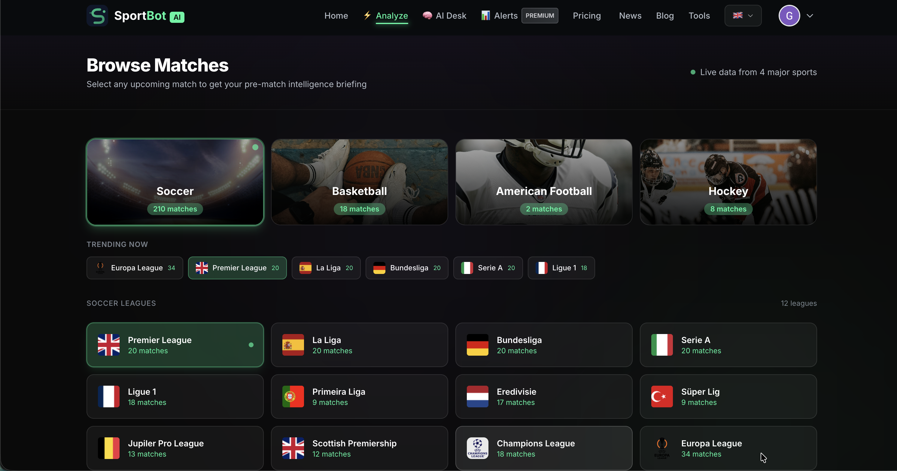 Screenshot 2 of SportBot AI