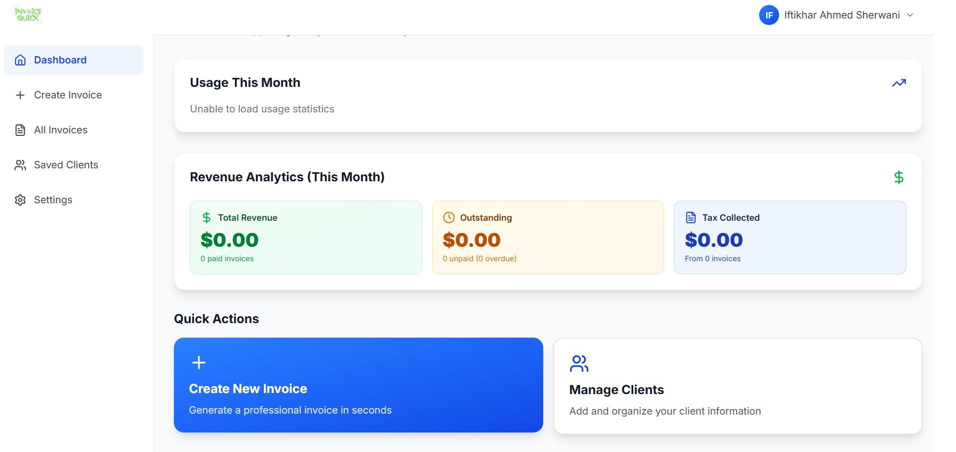 Screenshot 2 of InvoiceQuick