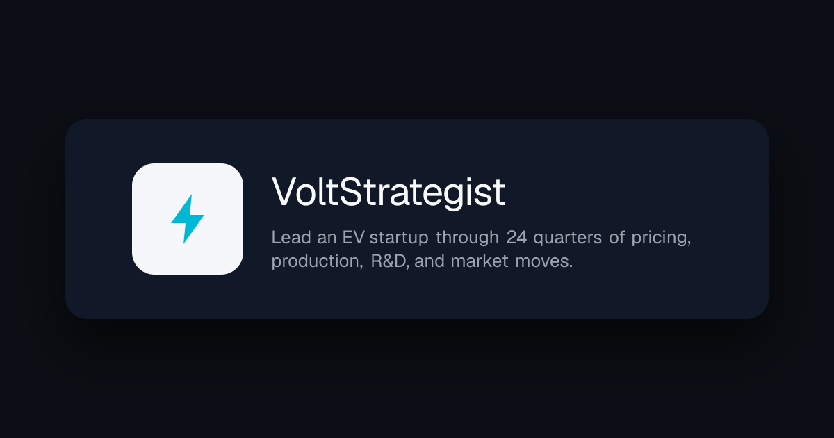Screenshot 1 of VoltStrategist