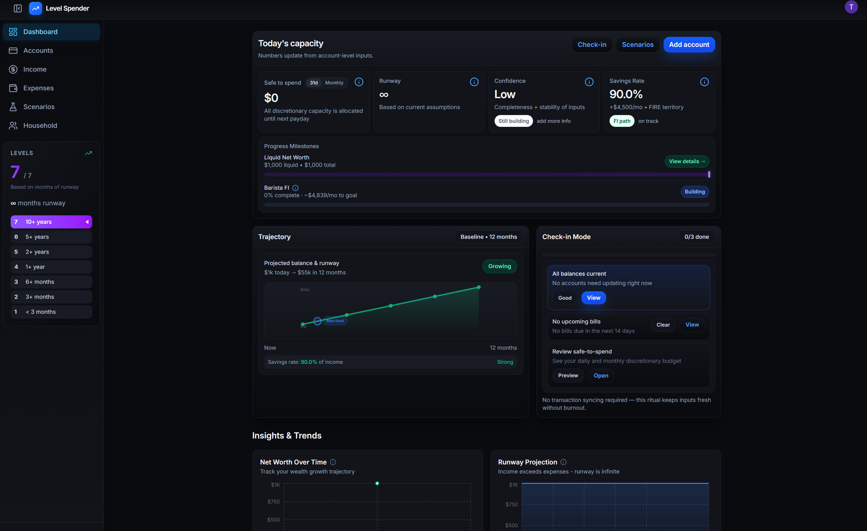 Screenshot 1 of Level Spender