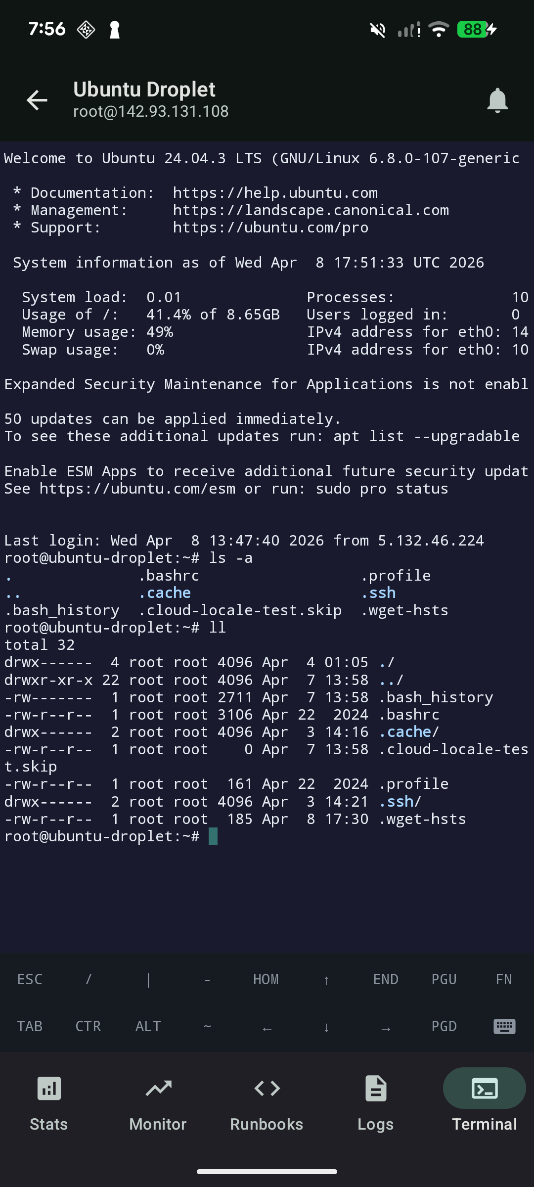 Screenshot 6 of Cura - SSH & Server Monitor