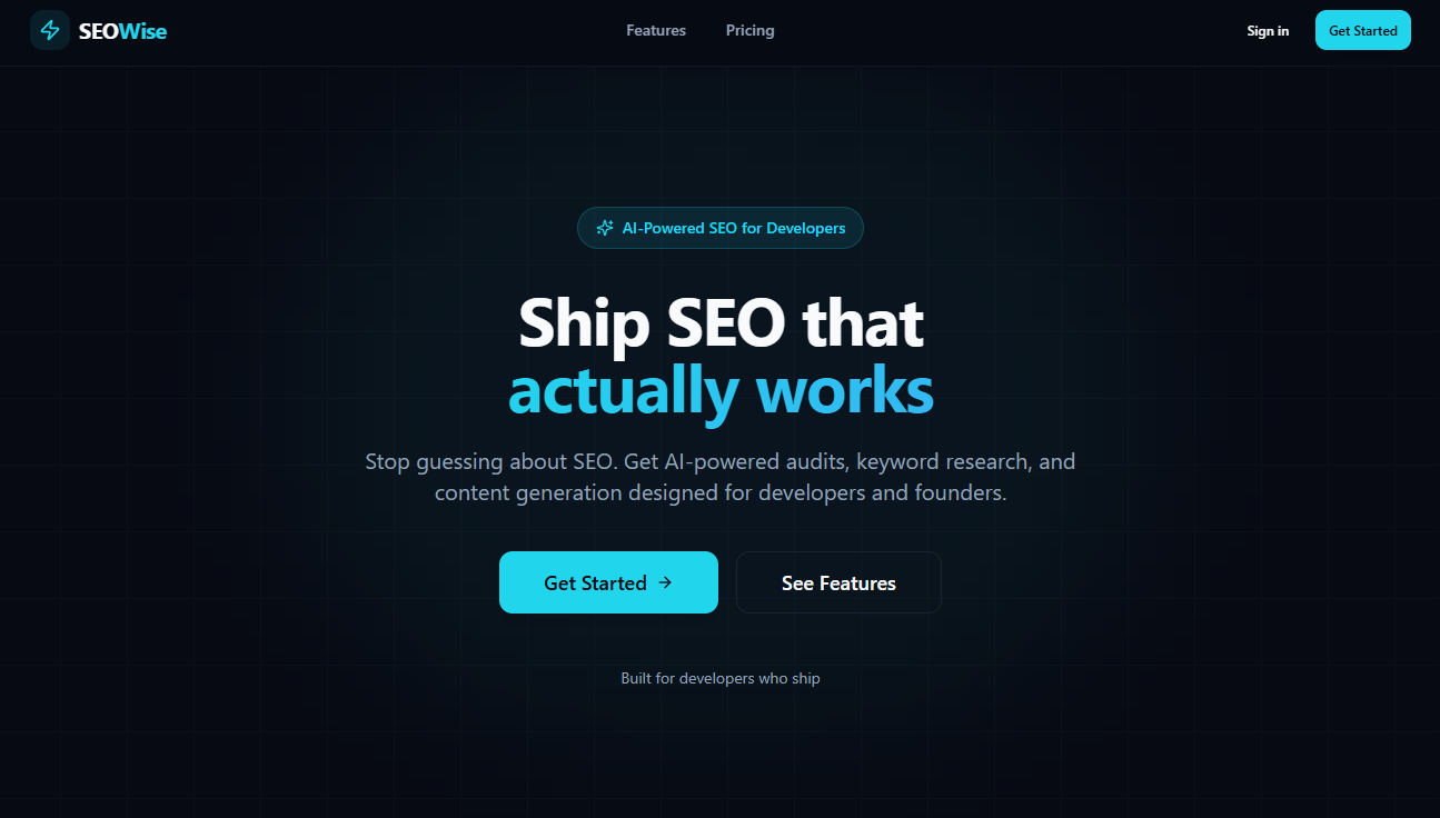 Screenshot 1 of SEOWise