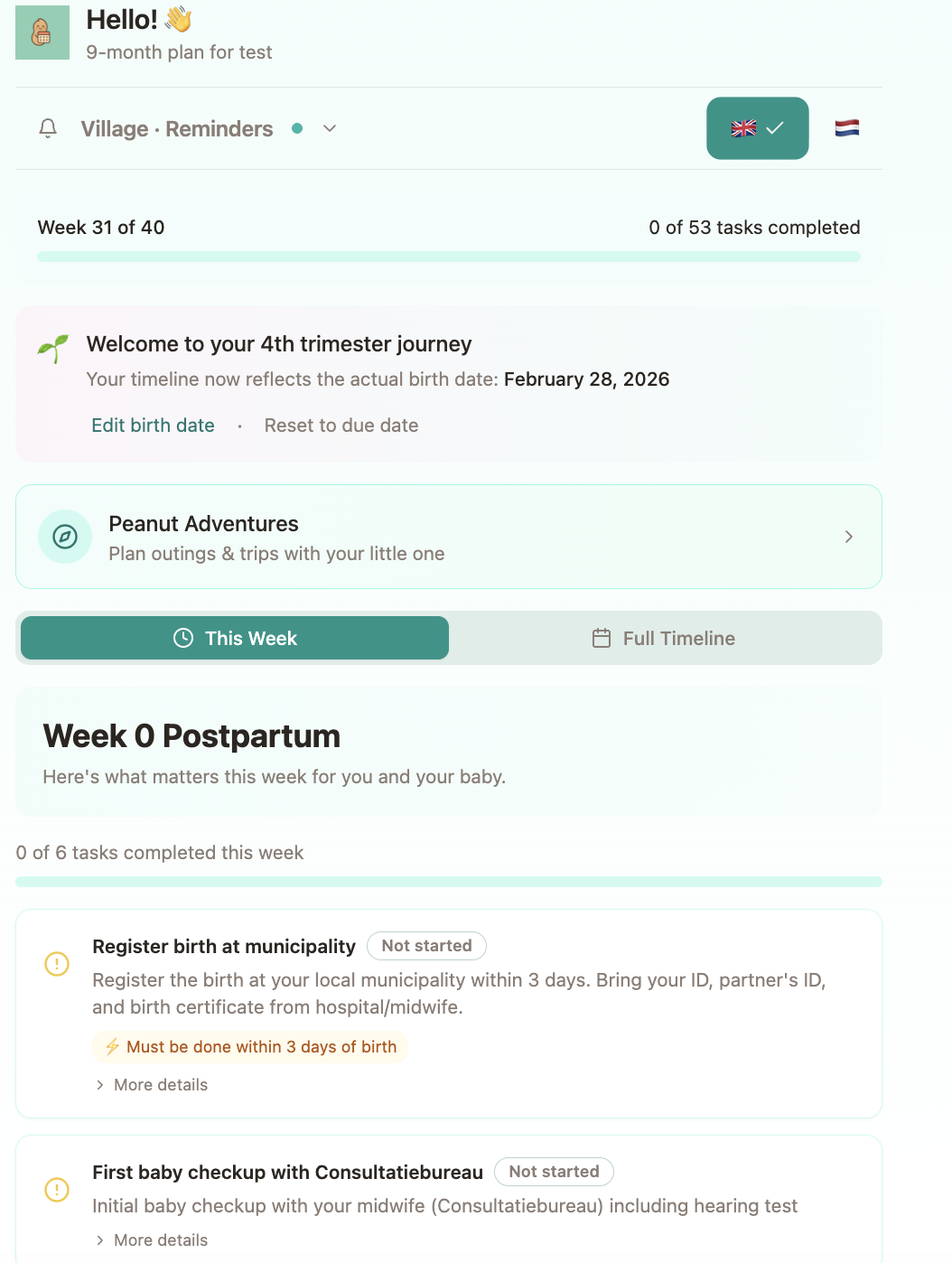 Screenshot 2 of Peanut Planner