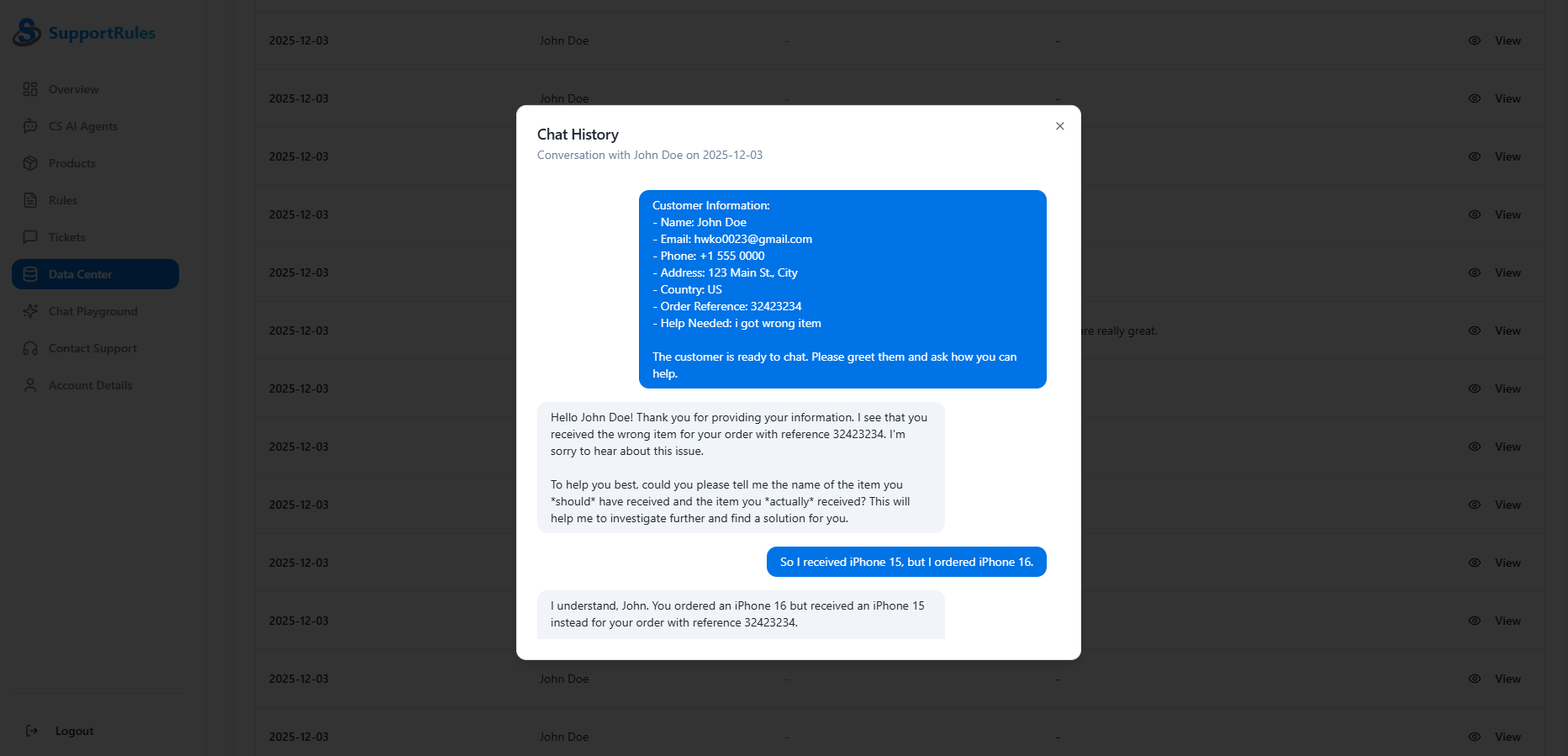 Screenshot 7 of SupportRules - AI Customer Support