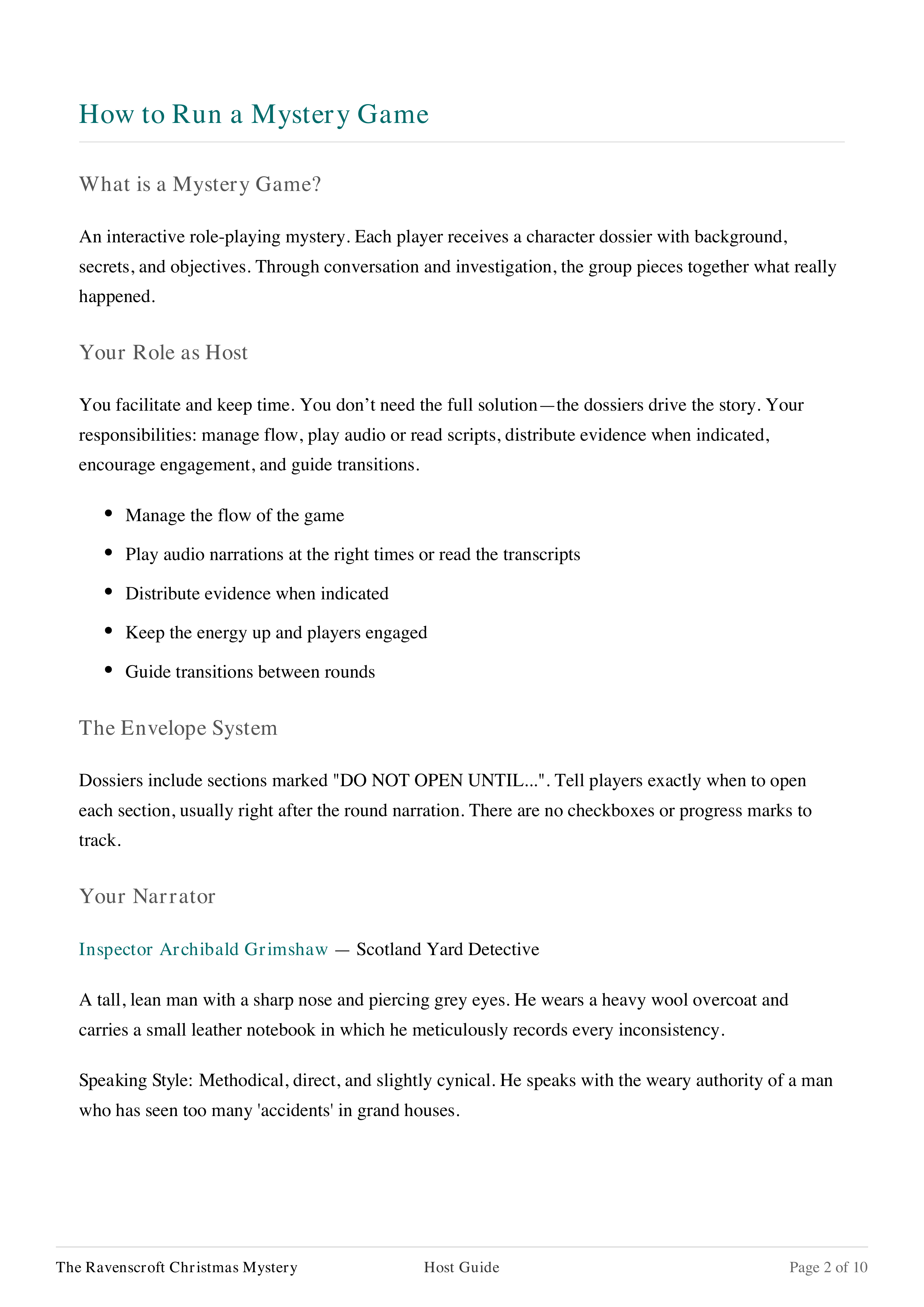 Screenshot 4 of MysteryShaper — Murder Mystery Games