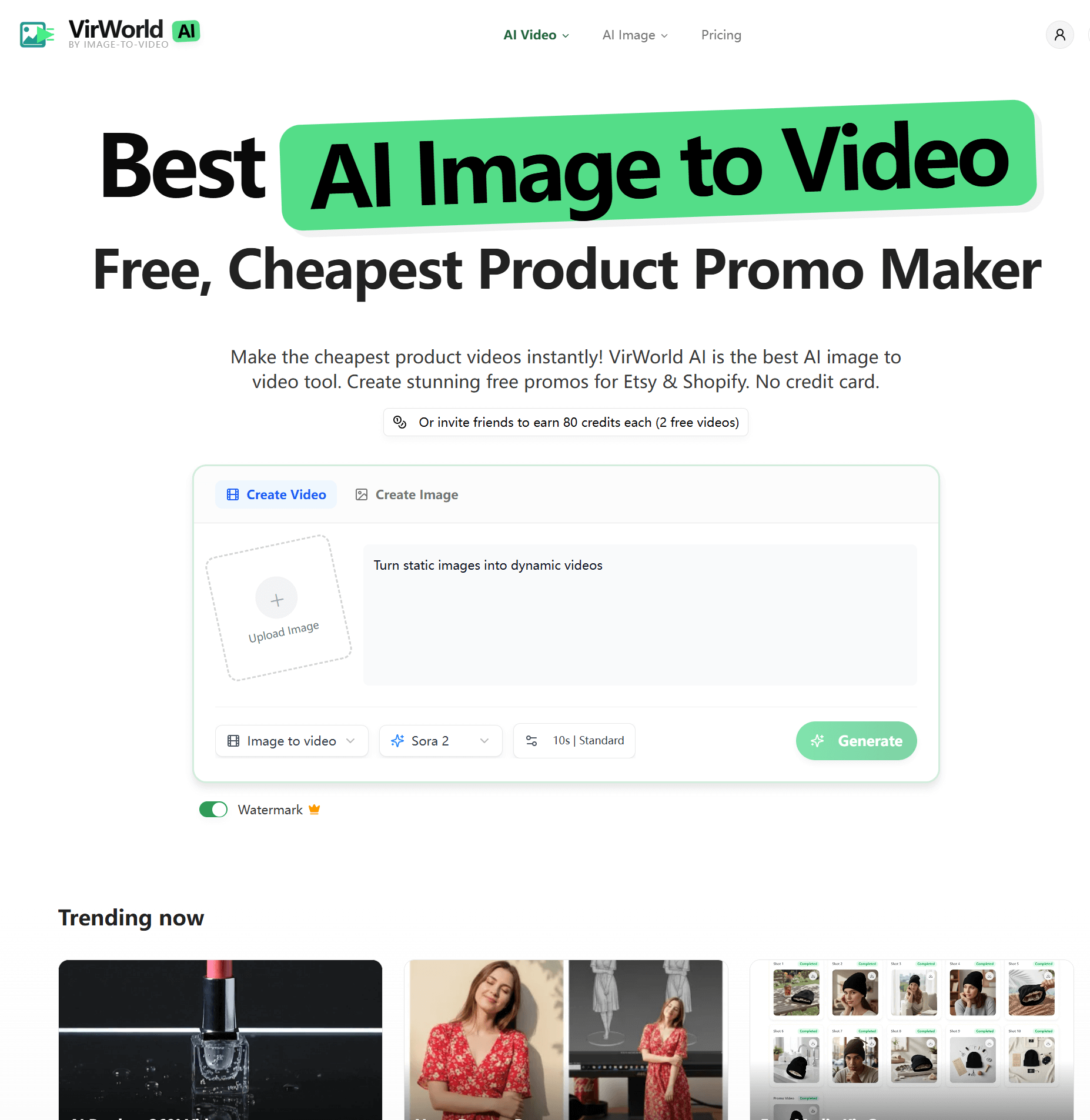 Screenshot 1 of VirWorld AI