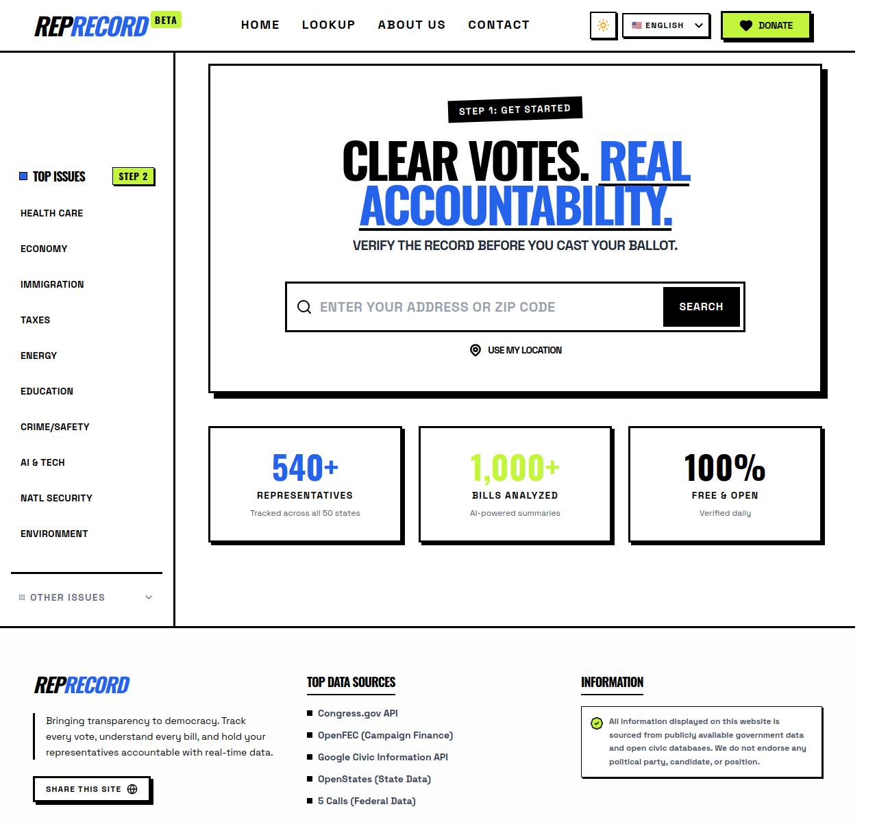 Screenshot 1 of Rep Record