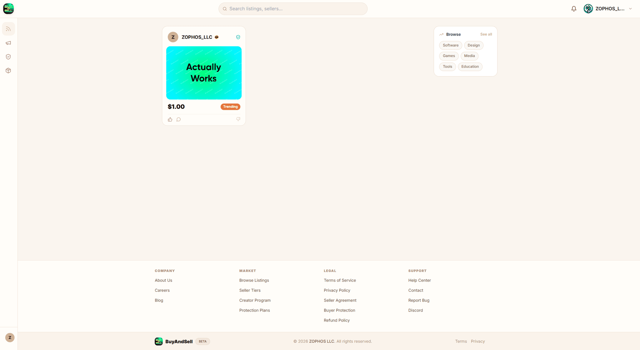 Screenshot 1 of BuyAndSell