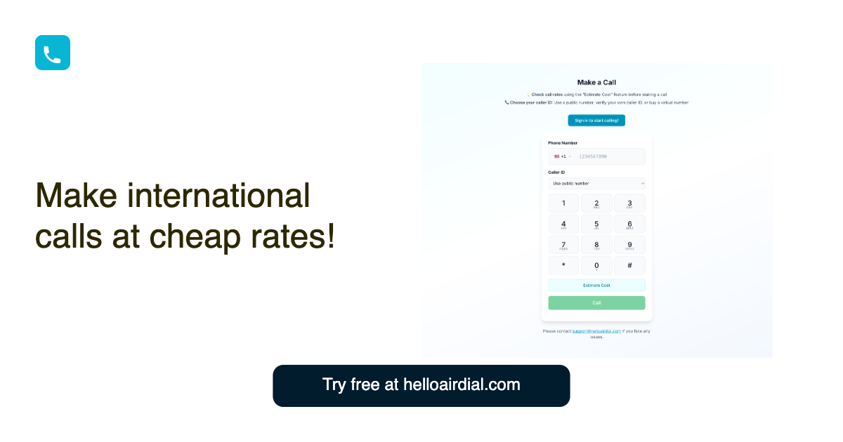Screenshot 1 of HelloAirDial