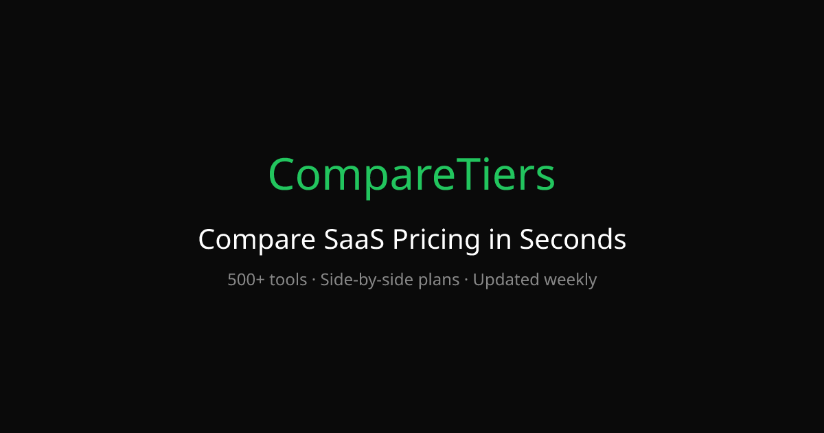 Screenshot 1 of CompareTiers