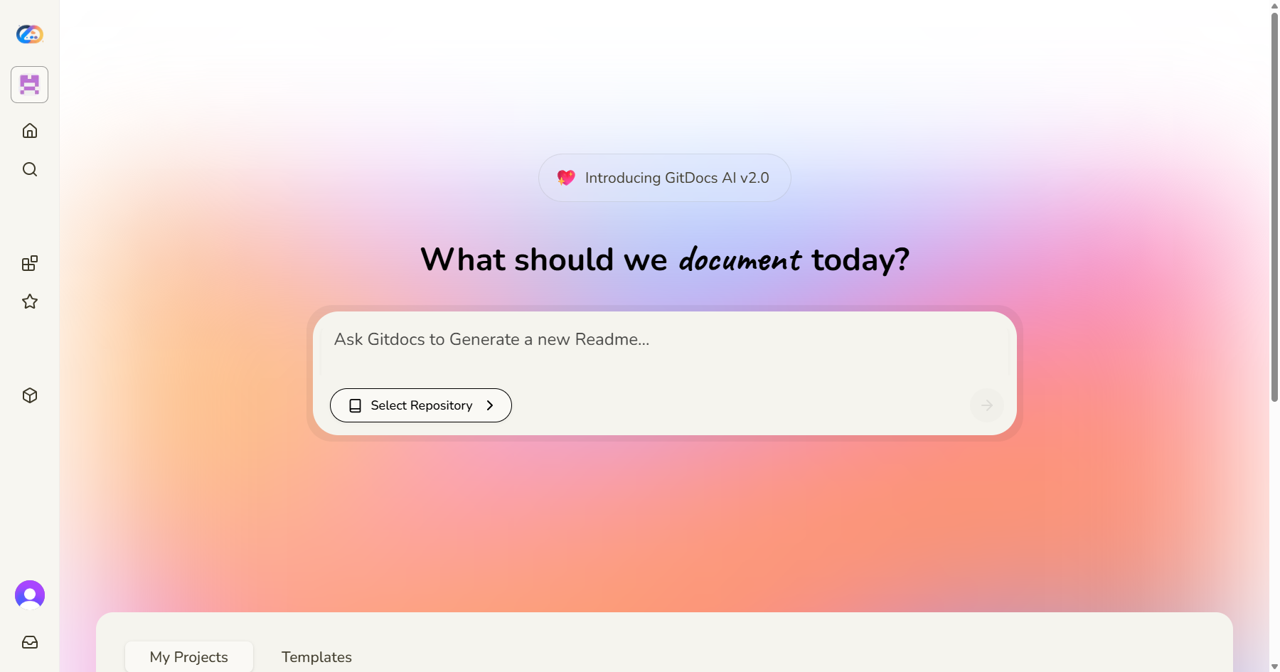 Screenshot 1 of Gitdocs AI