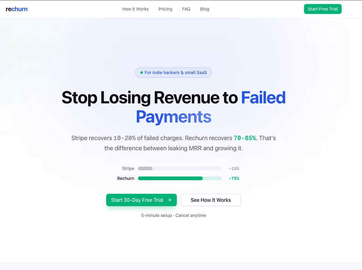 Screenshot 1 of Rechurn