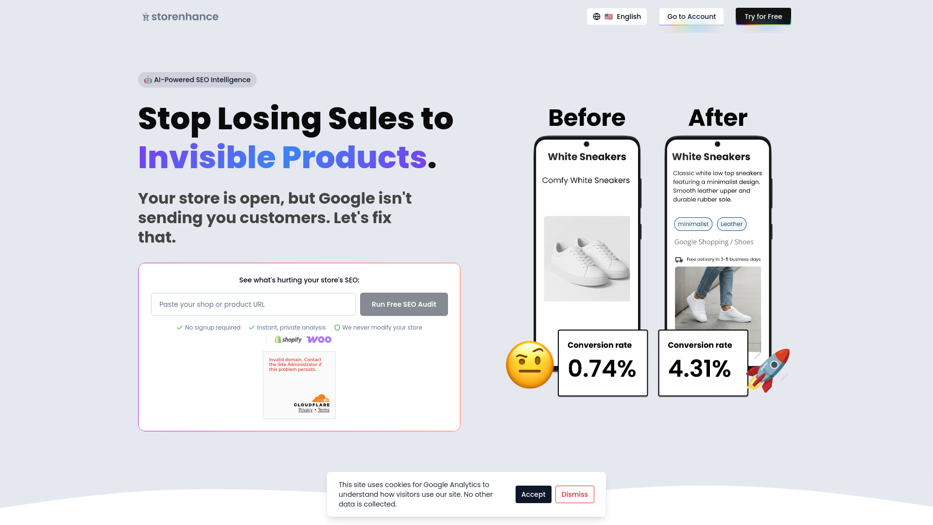 Screenshot 1 of Storenhance