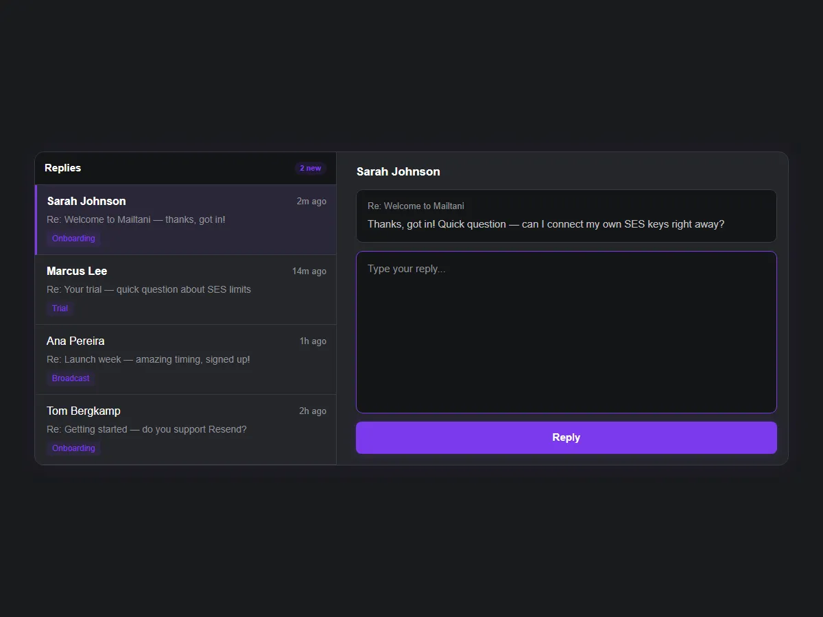Screenshot 1 of mailtani