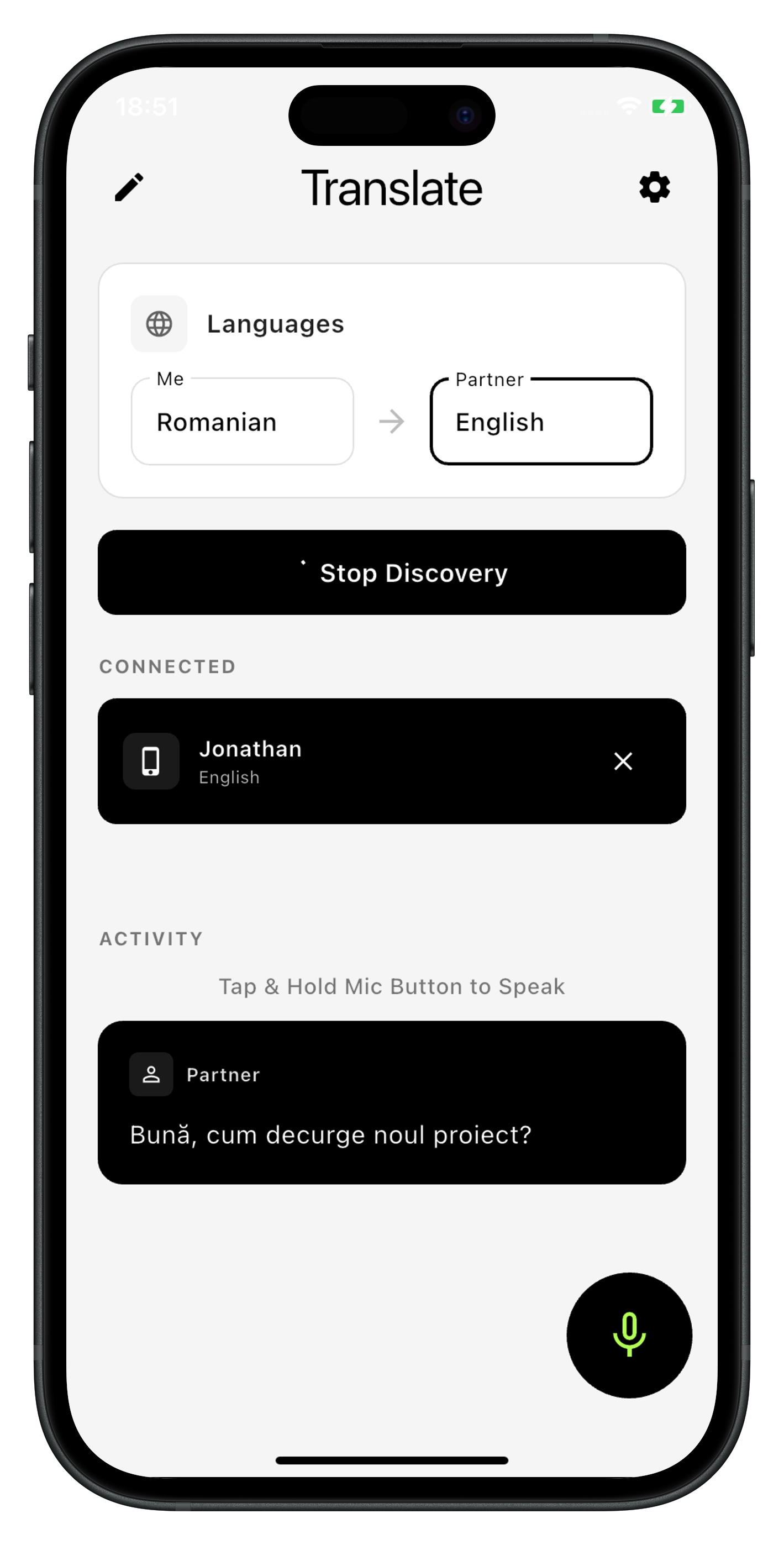 Screenshot 2 of Polyglot: Live Translation