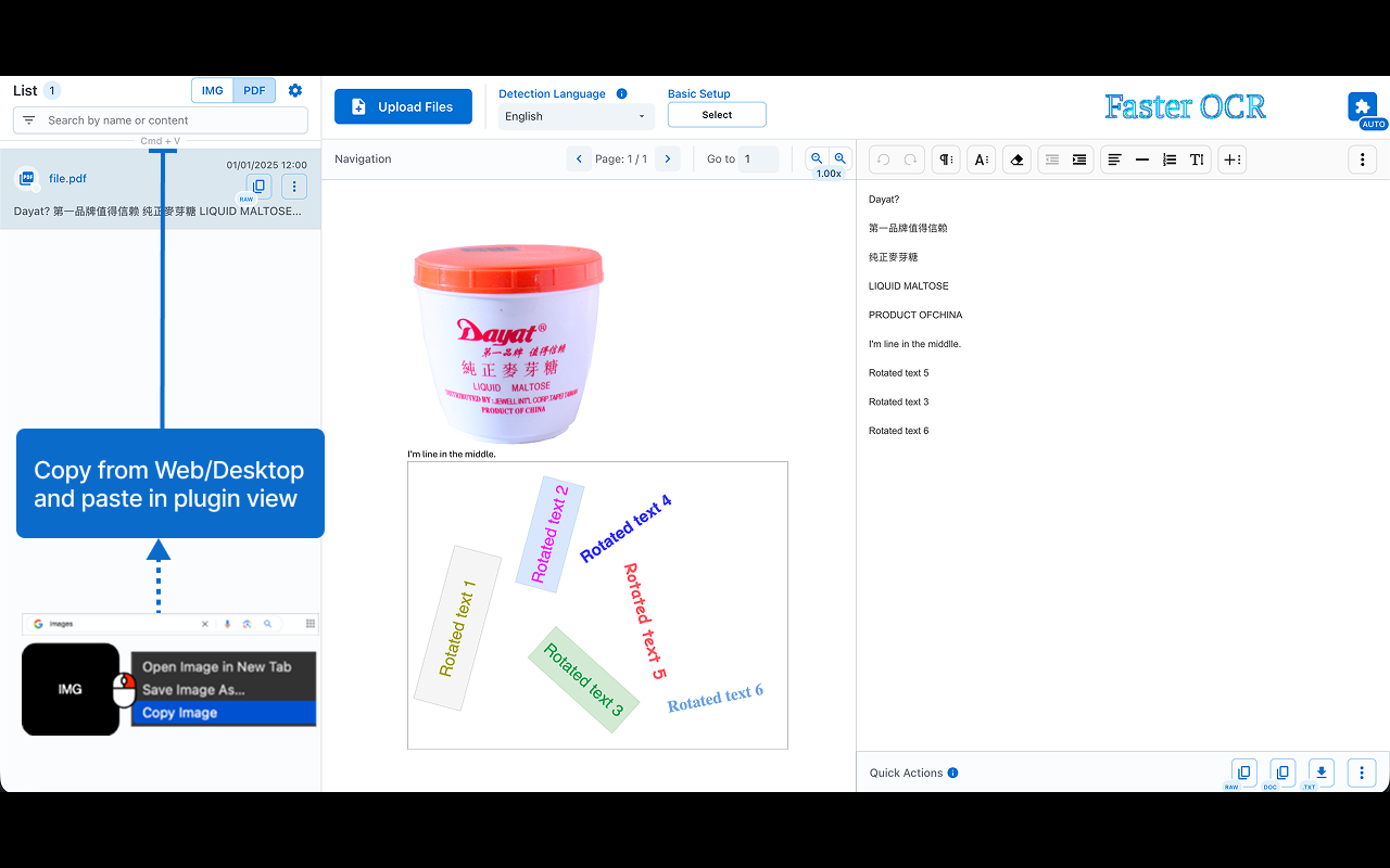 Screenshot 5 of Faster OCR