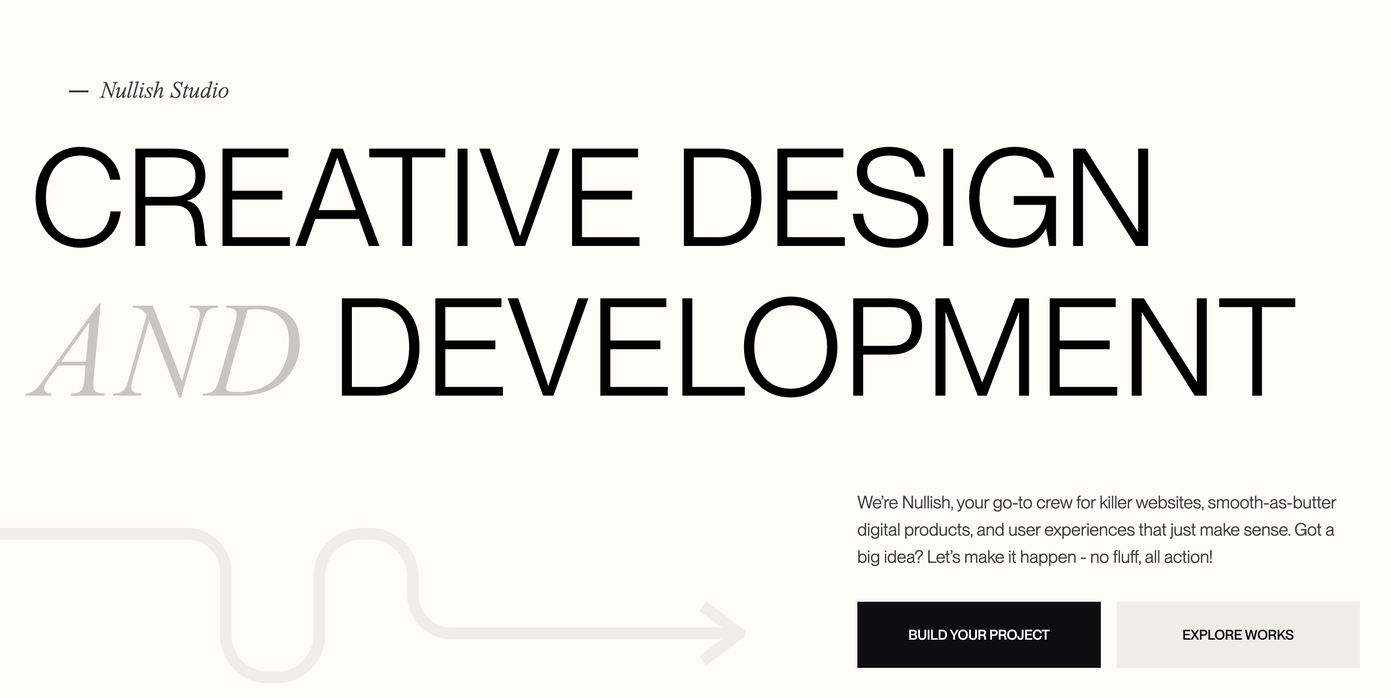 Screenshot 1 of Nullish Studio - Creative Design and Dev