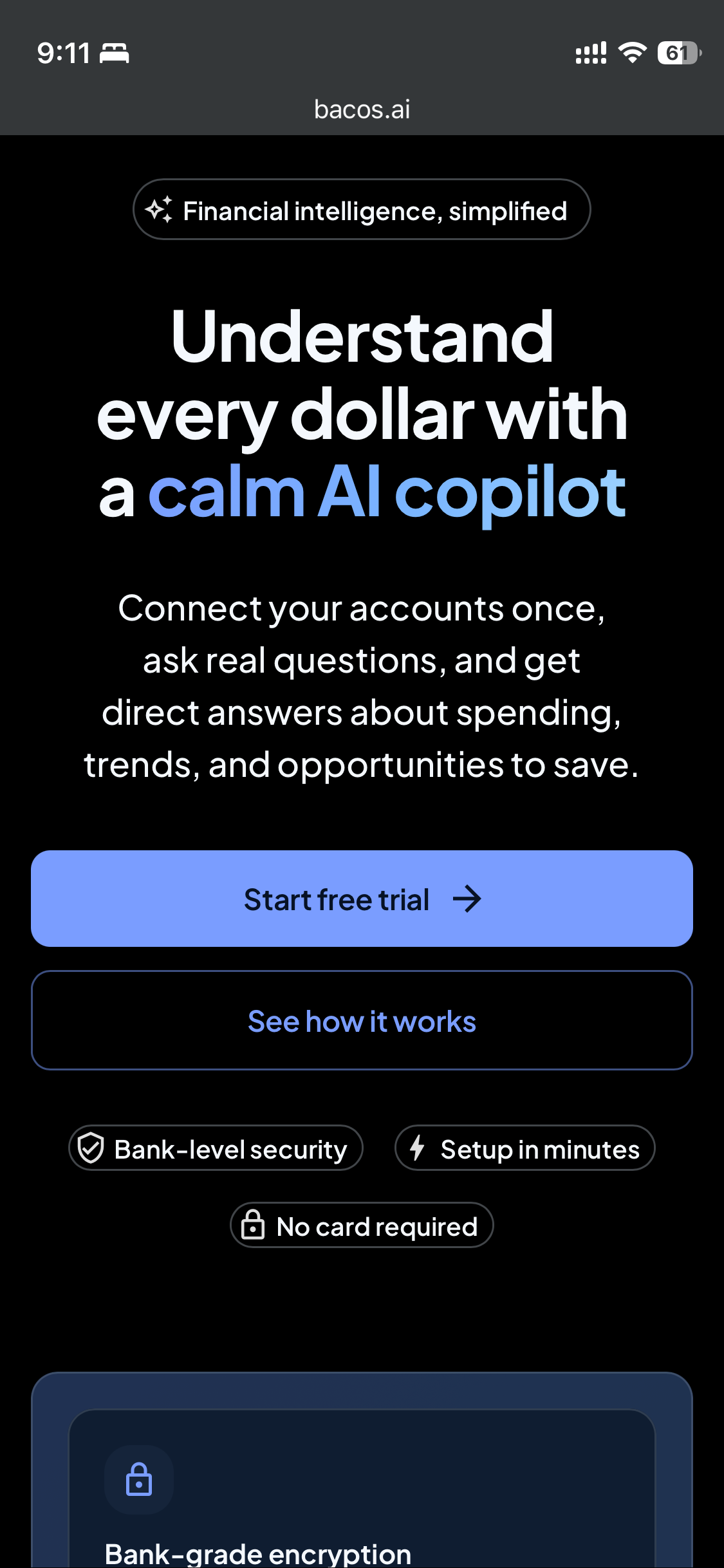 Screenshot 1 of Bacos AI