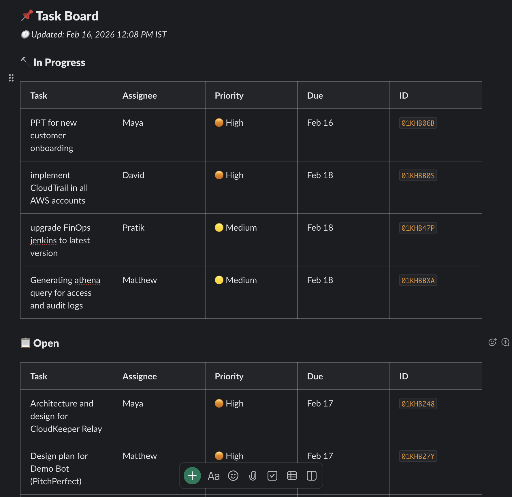 Screenshot 5 of Tickr — Your AI PM, Inside Slack