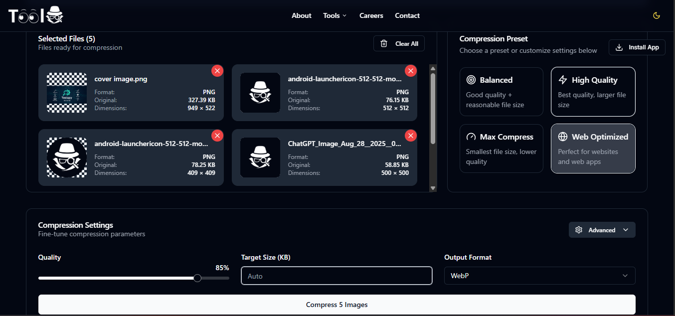 Screenshot 1 of Toolspy