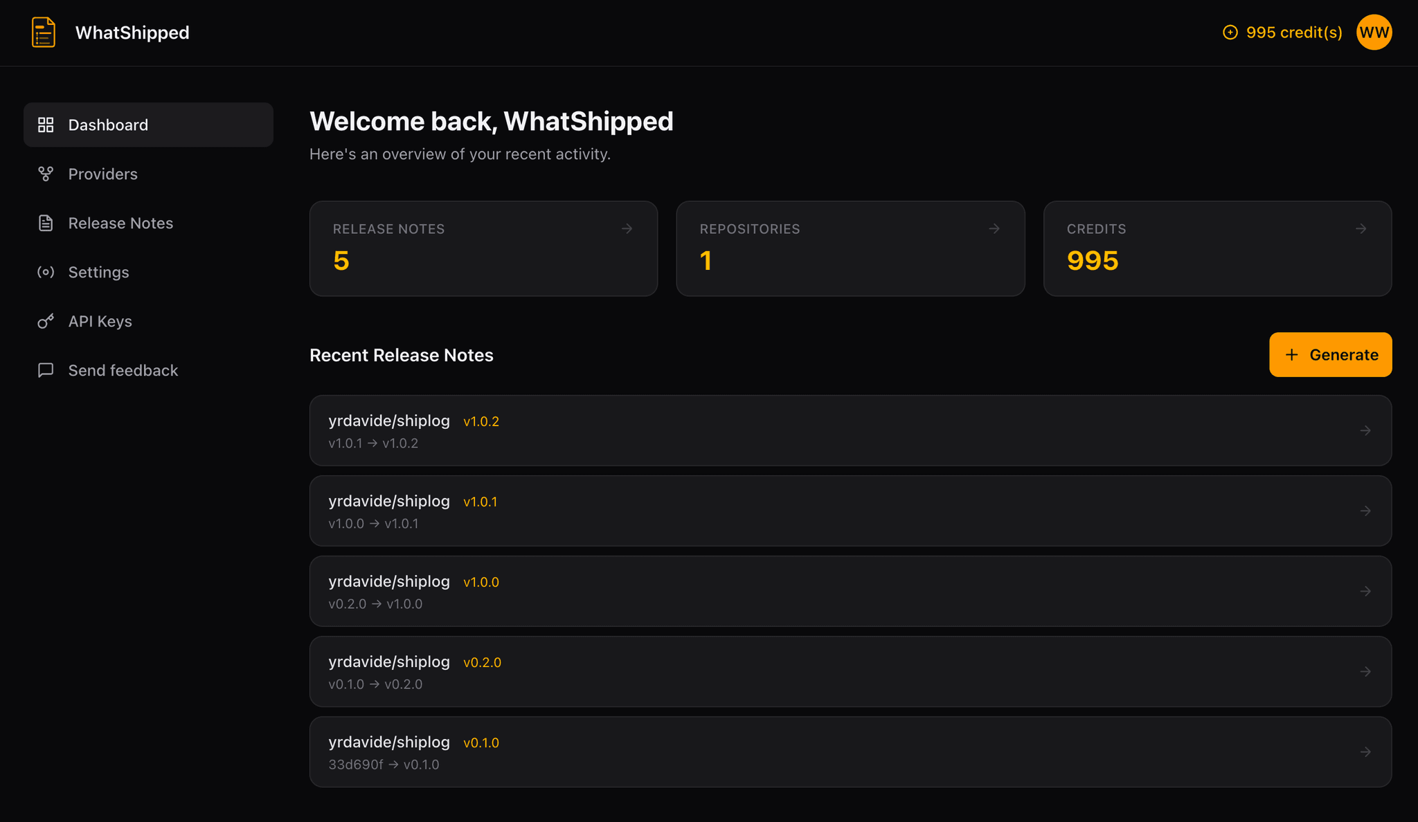 Screenshot 1 of WhatShipped