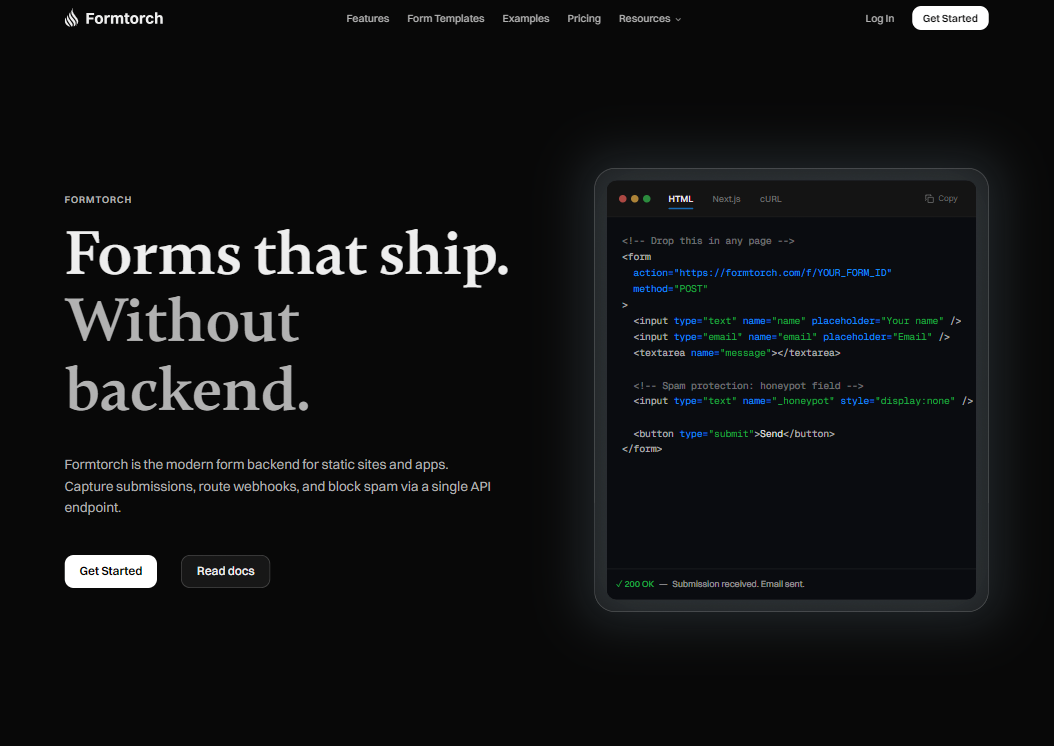 Screenshot 1 of Formtorch