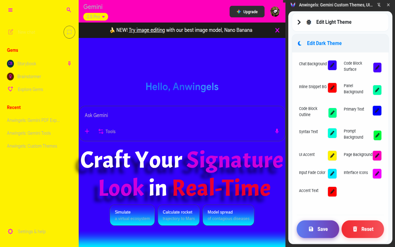 Screenshot 4 of Anwingels: Premium Themes, Live Editor
