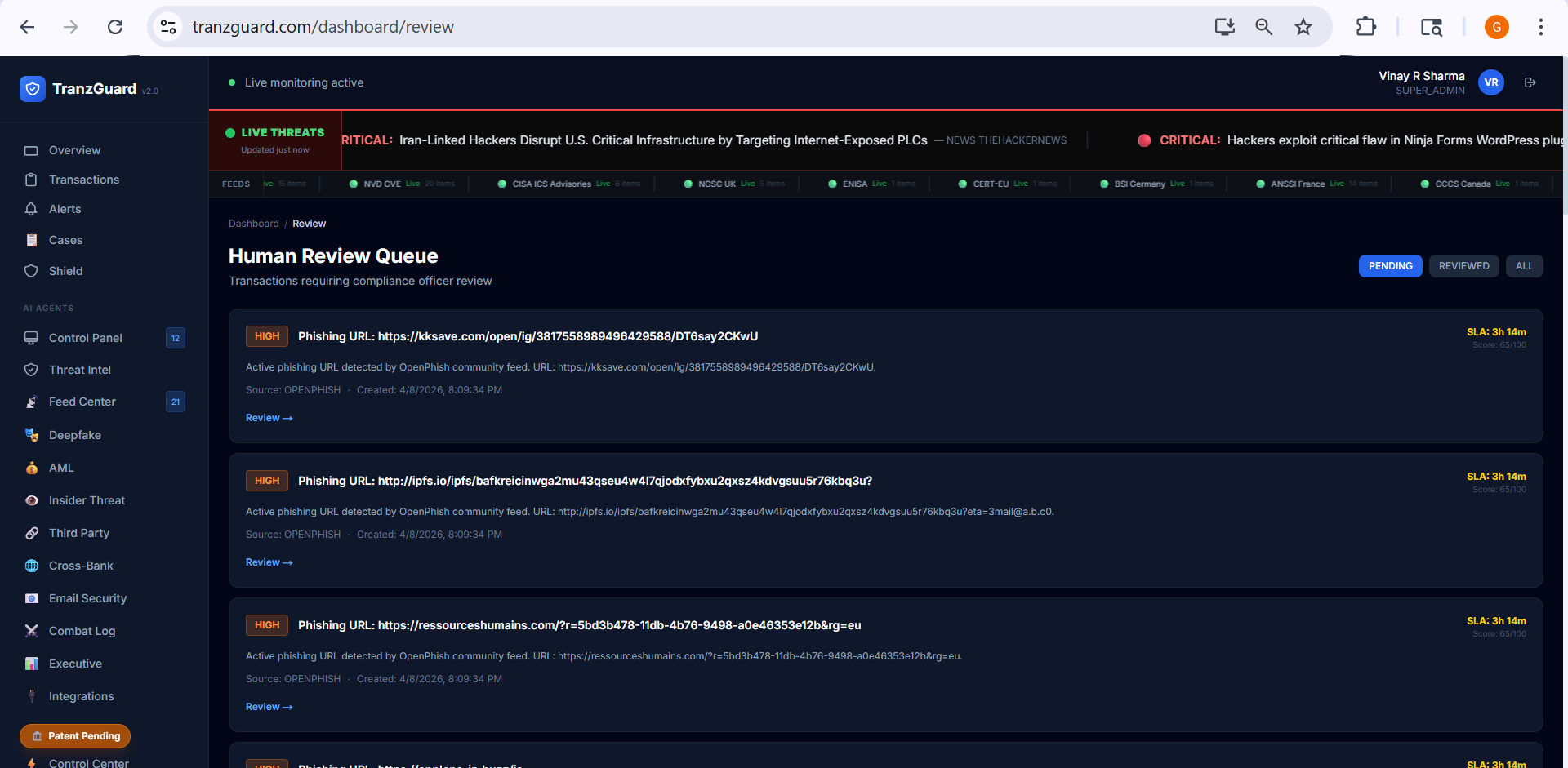 Screenshot 2 of TranzGuard Shield