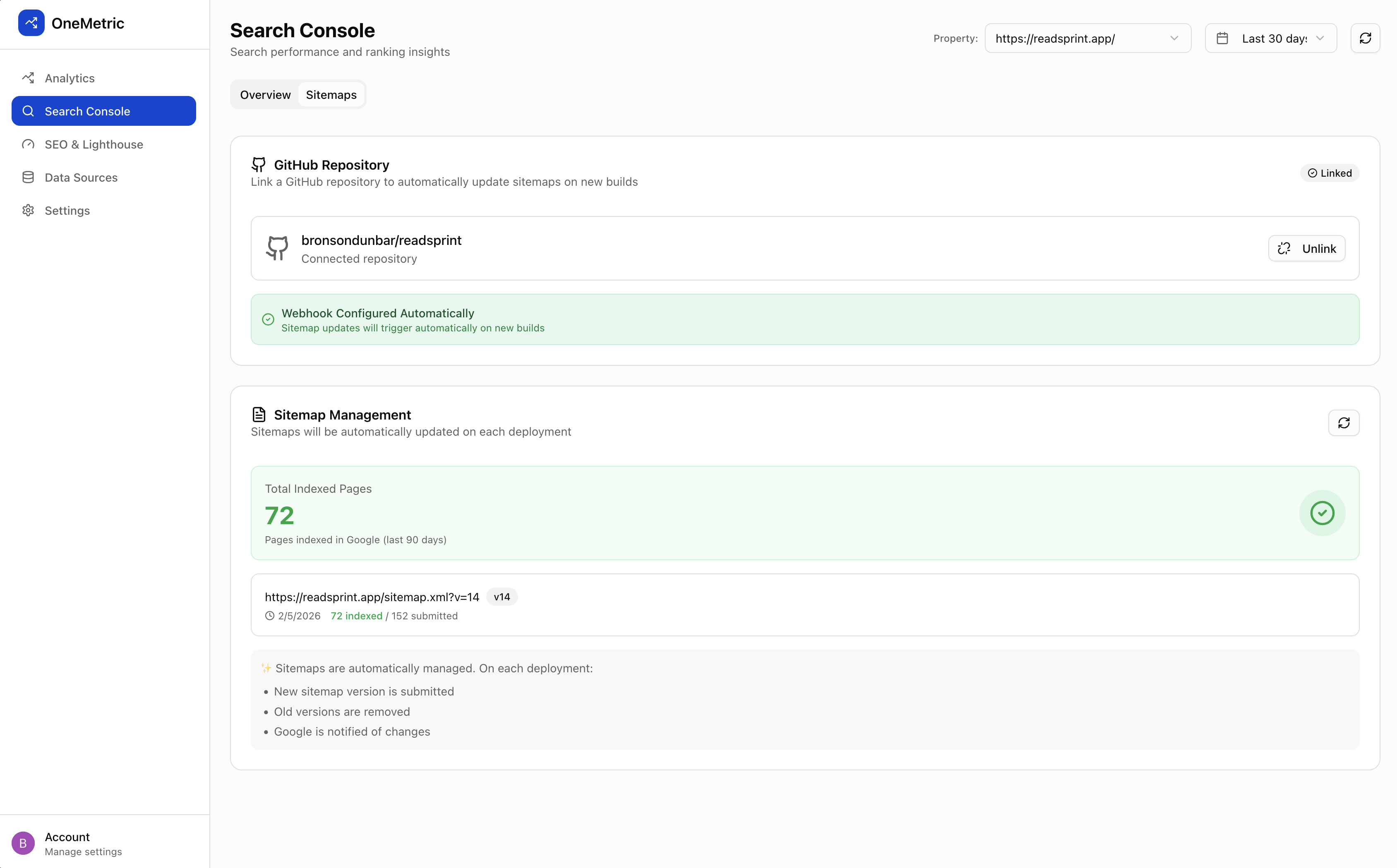 Screenshot 4 of OneMetric