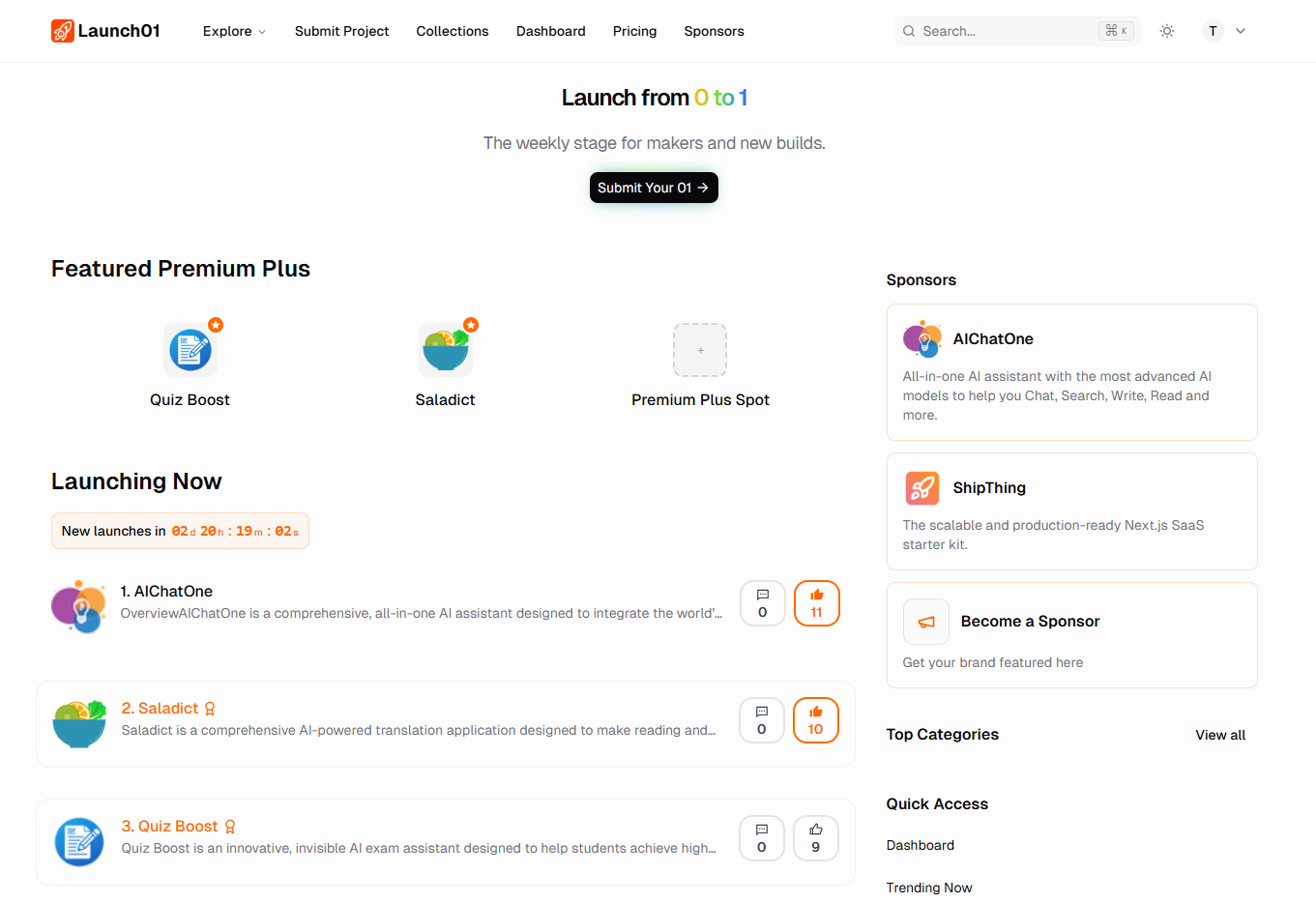 Screenshot 1 of Launch01