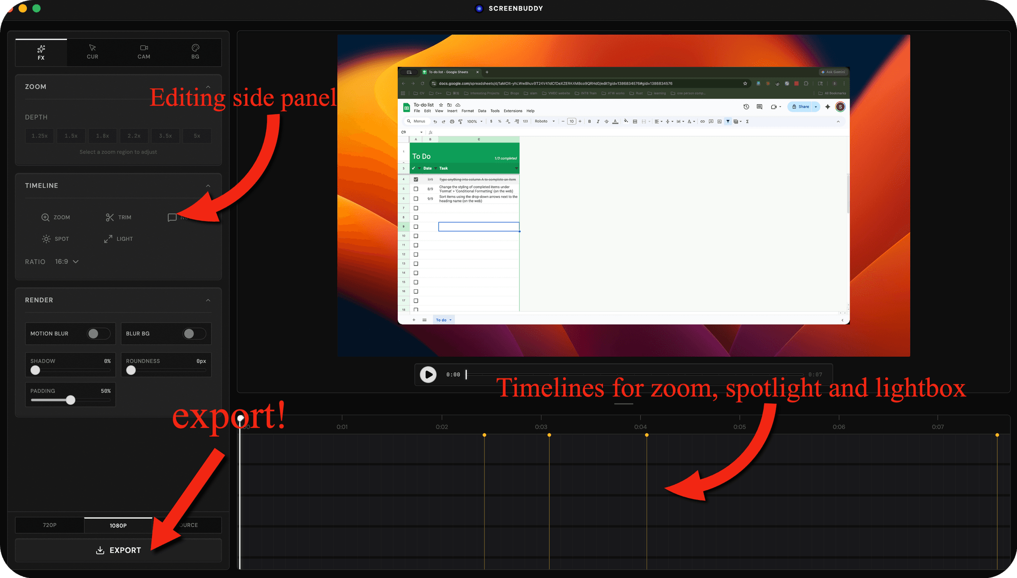 Screenshot 1 of ScreenBuddy