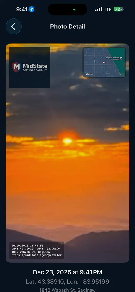 Screenshot 3 of EXIFer Pro: GPS Timestamp EXIF App