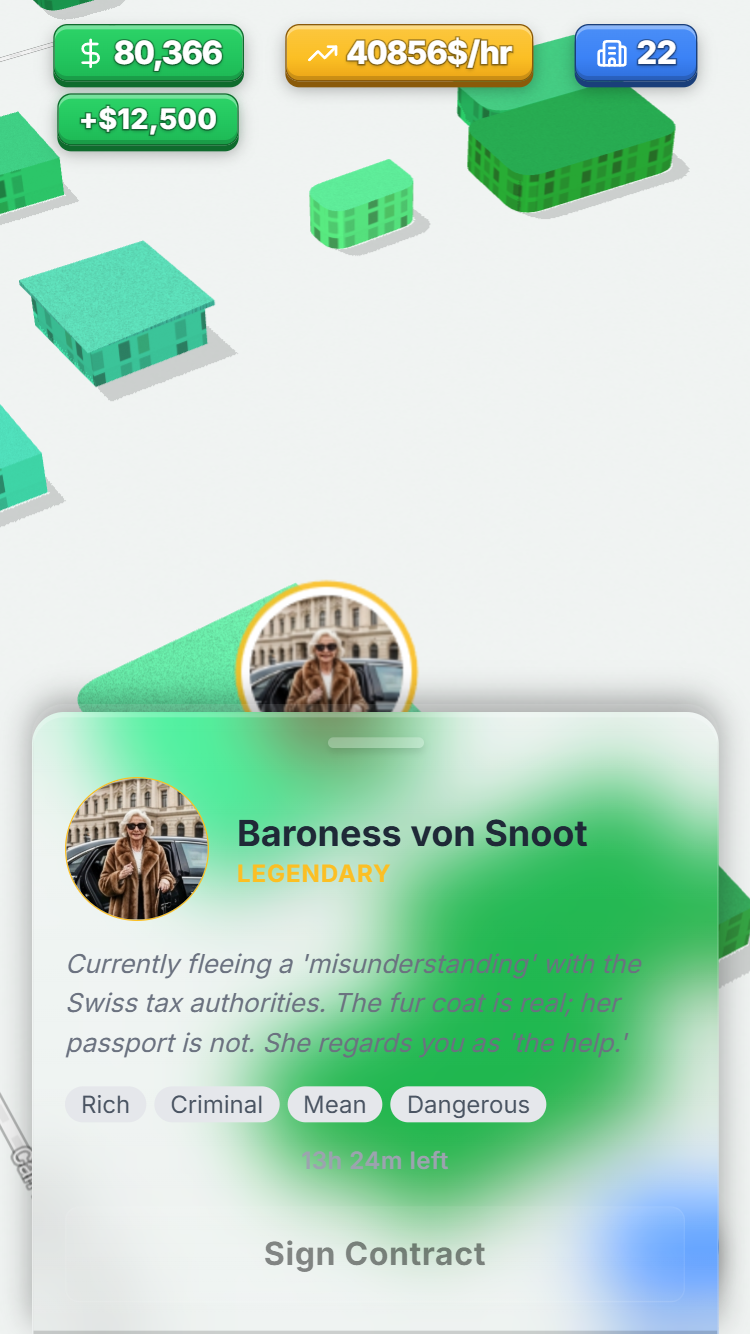 Screenshot 1 of MoneyBnB - GPS real-estate game