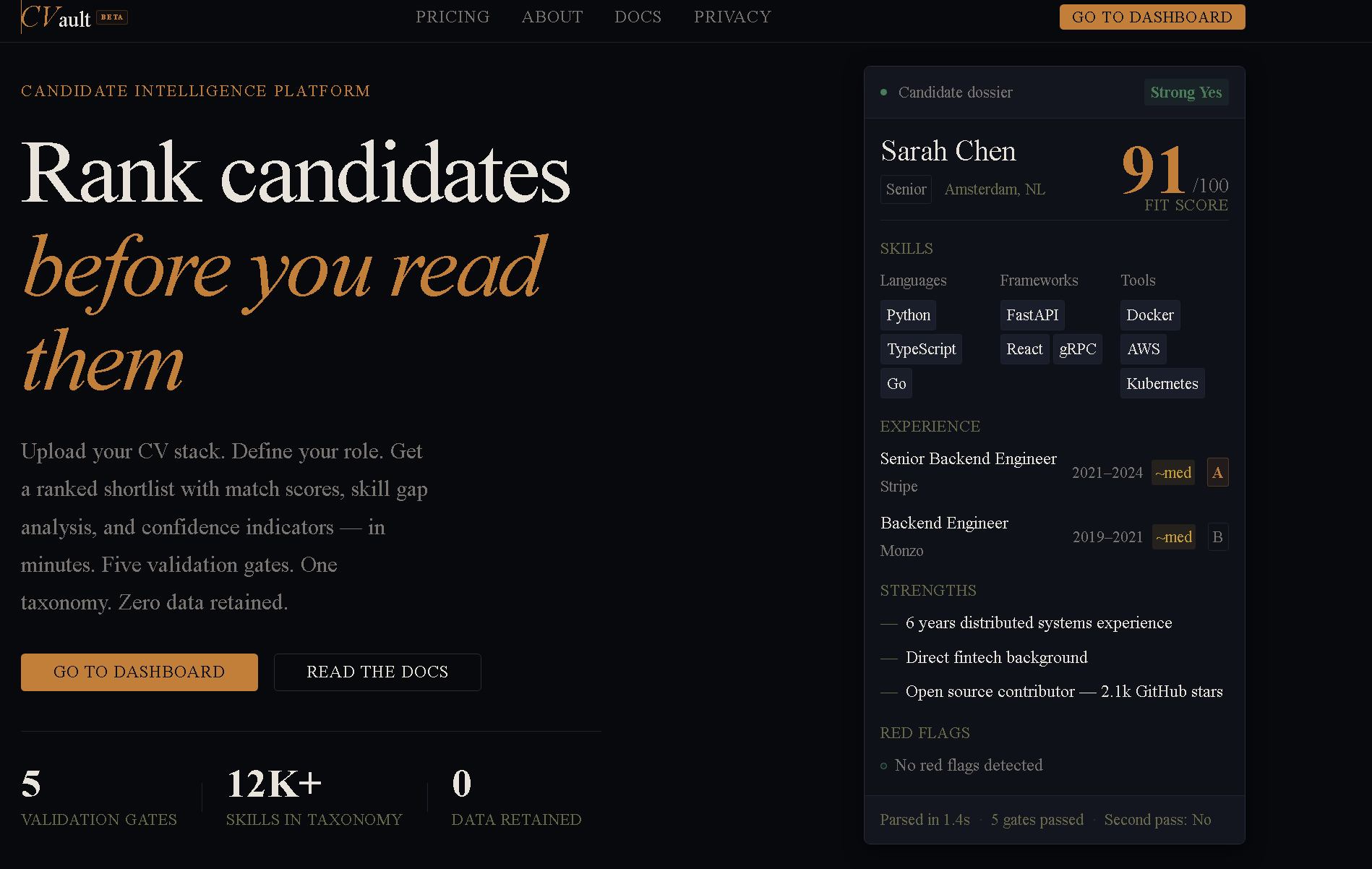 Screenshot 3 of CVault AI