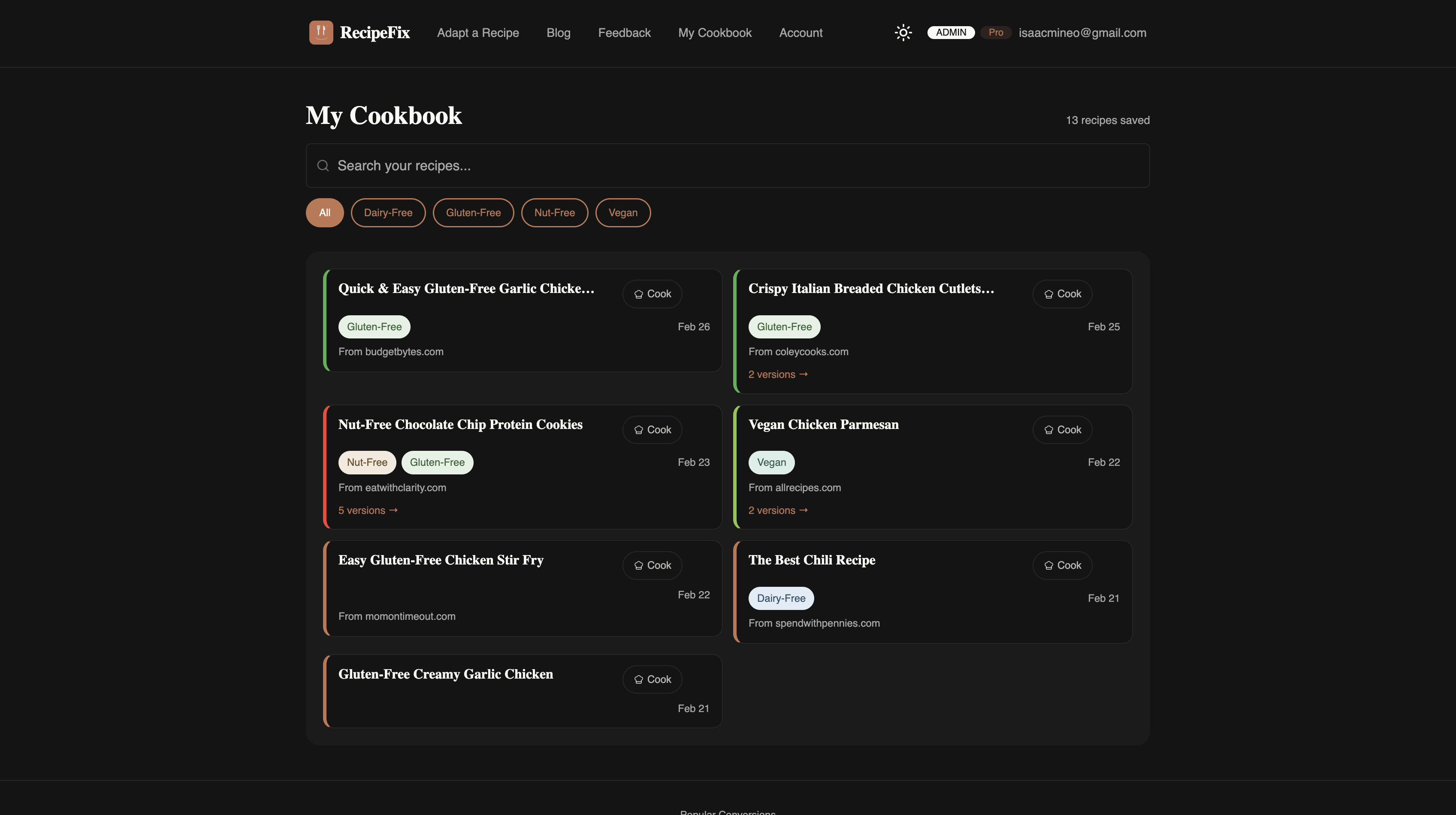 Screenshot 2 of RecipeFix