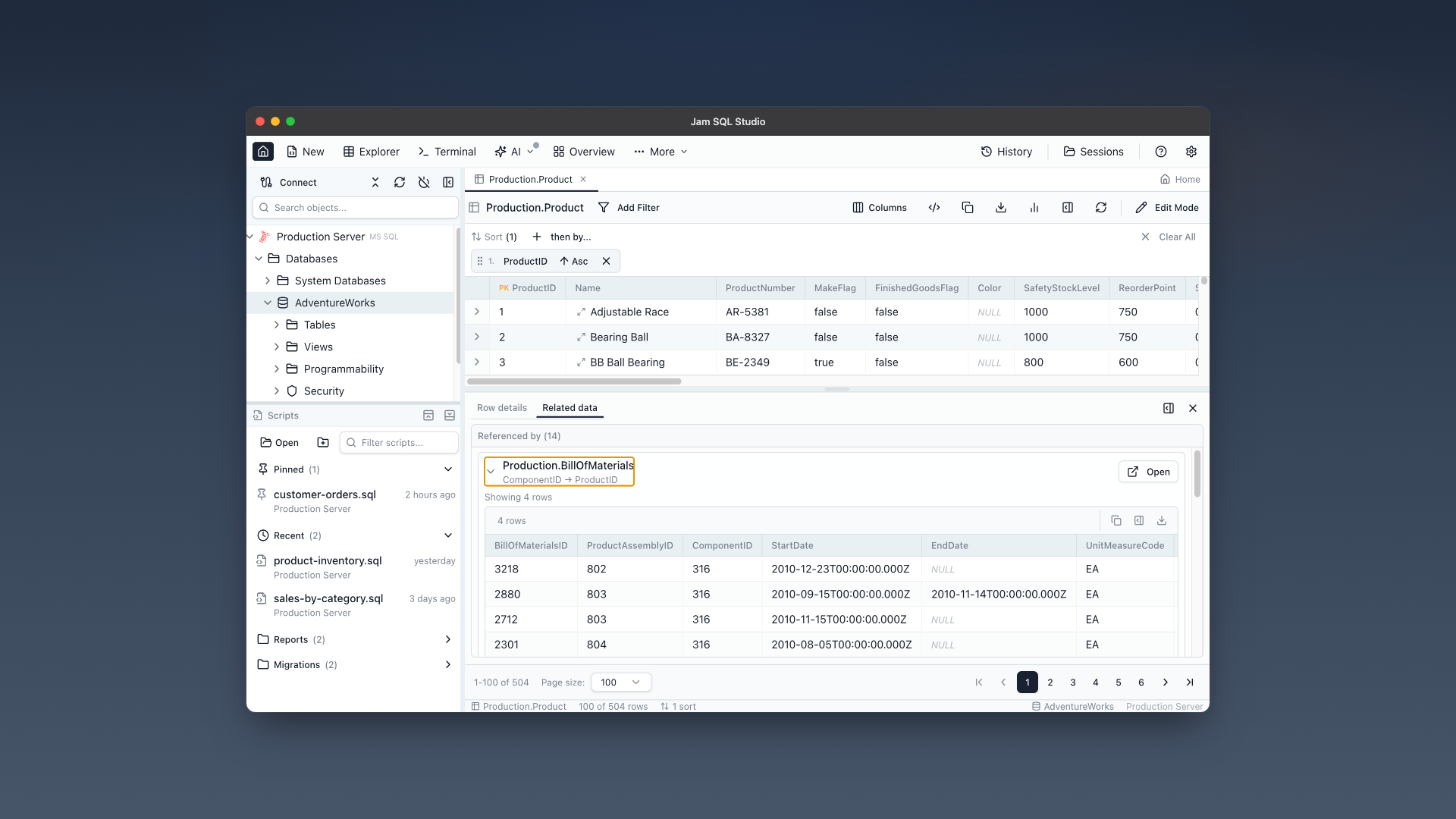 Screenshot 10 of Jam SQL Studio